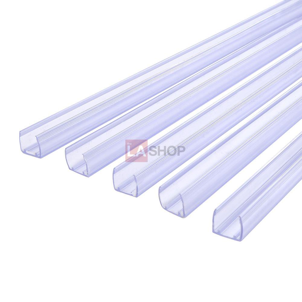 3ft Clear PVC Channel Mounting for Neon Rope Light - 5 Pack | Durable & Flexible LED Light Track | Perfect for Home Decor, Bars, Restaurants & Outdoor Signage