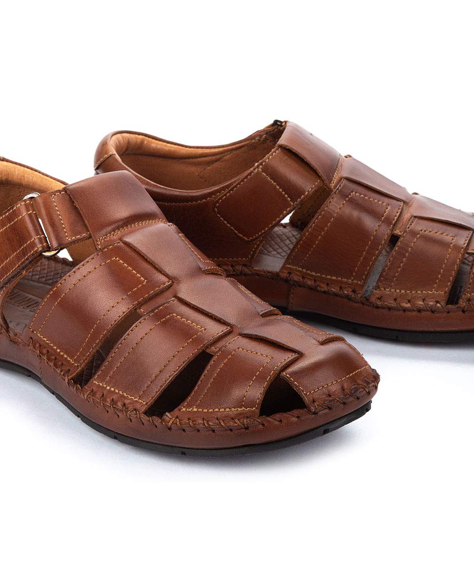 PIKOLINOS Men's Leather Flat Sandals - Comfortable & Stylish Tarifa Design for Casual Wear, Beach, and Summer Outings