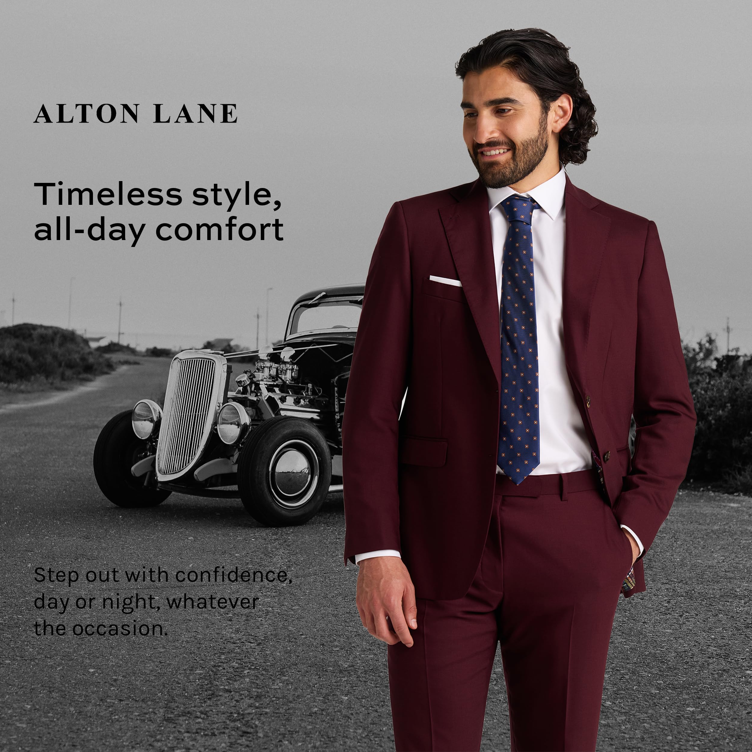 Premium Men's Tailored Fit Mercantile Trouser - High-Quality Formal Suit Pants for Business & Office Wear | Elegant Dress Pants for Weddings & Special Occasions