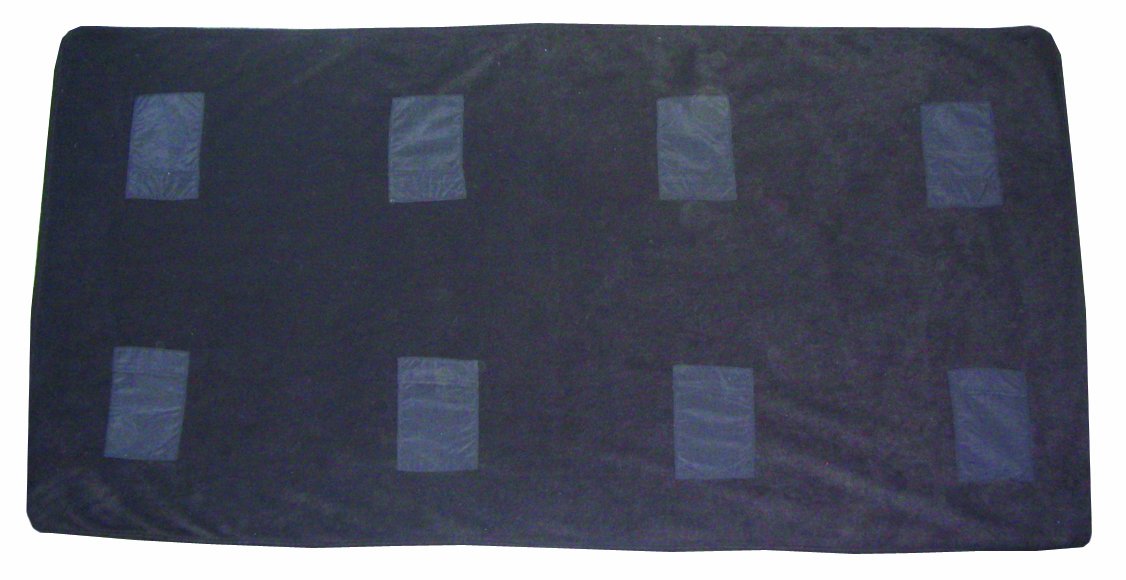 ThermaFur 5511 Air Activated Heated Blanket - Ultra Soft Electric Warming Throw for Winter, Black - Perfect for Cold Nights, Camping & Cozy Home Use