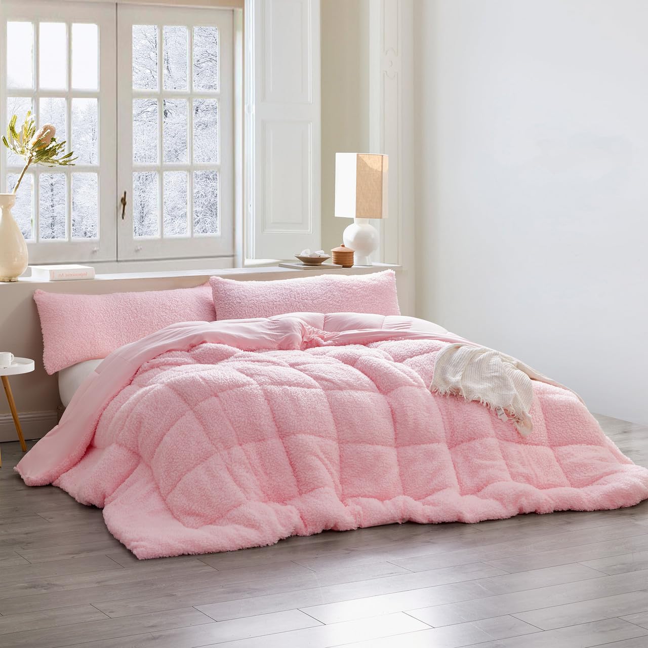 Byourbed Cotton Candy - Coma Inducer® Oversized King Comforter - Bubblegum Pink | Ultra Soft Bedding for Luxurious Sleep & Cozy Nights