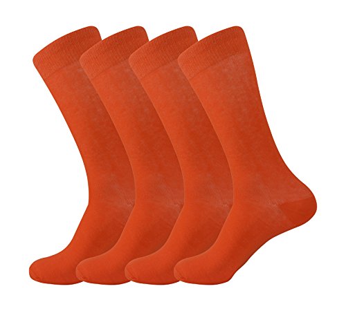 Solid Orange (4 Pairs)