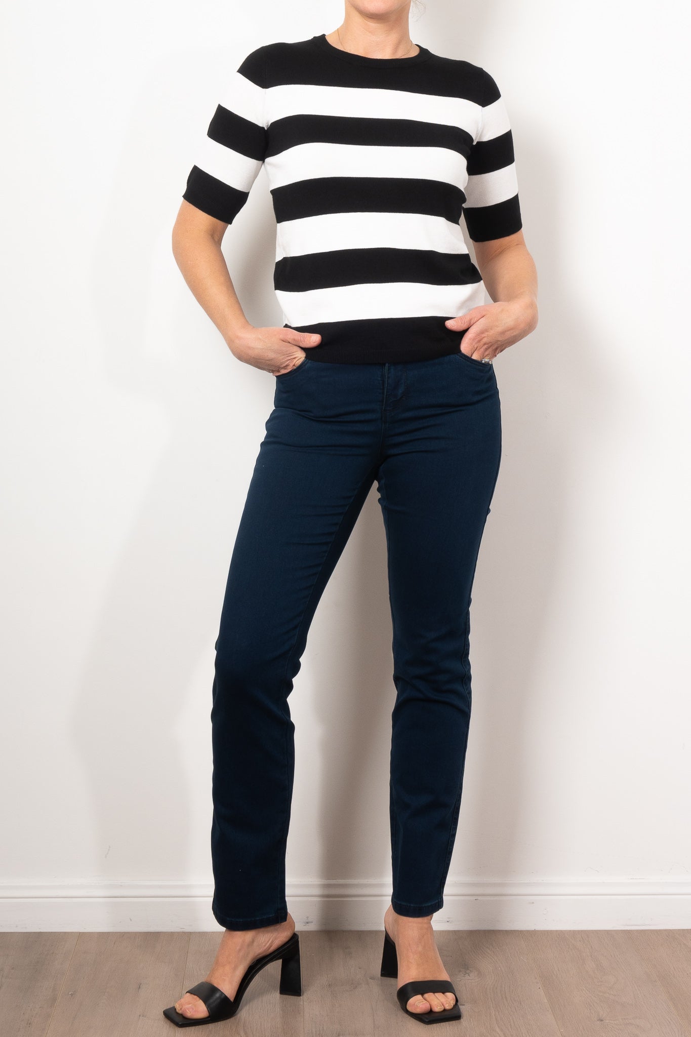 Kaffe Vicky Slim Jean - Women's High Waist Skinny Jeans for Everyday Wear | Comfortable Stretch Denim Pants for Casual Outfits & Office Style