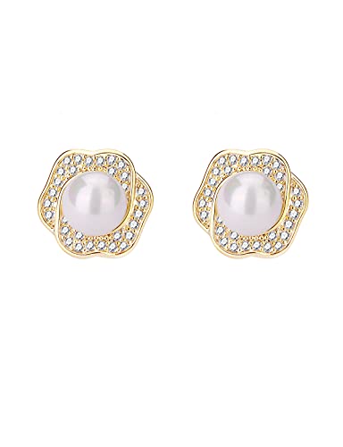 Gold - 6mm pearl - Rose