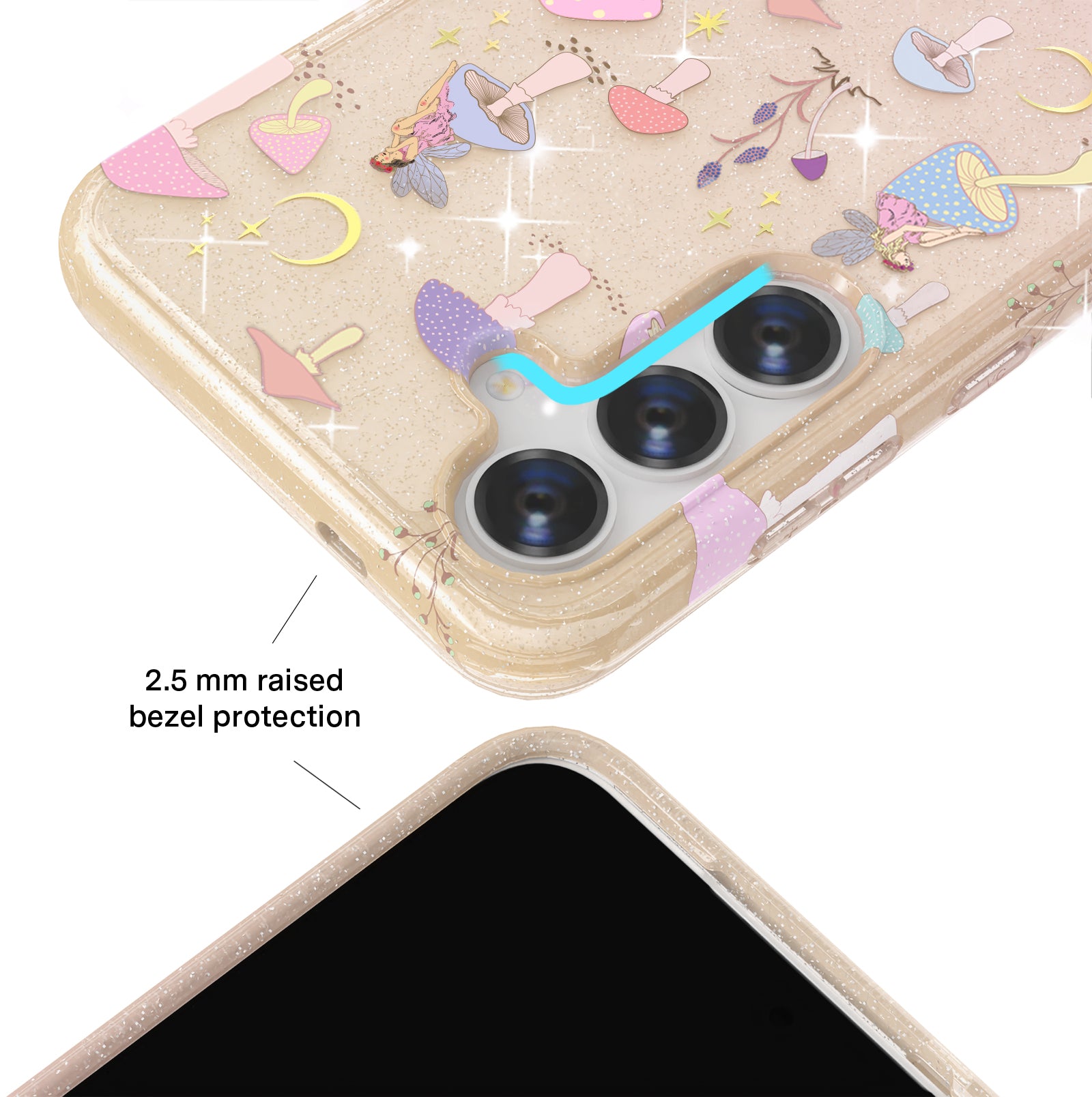 Enchanted Mushrooms Samsung Phone Case - Protective Cover for Samsung Galaxy Series | Perfect for Nature Lovers & Fantasy Fans