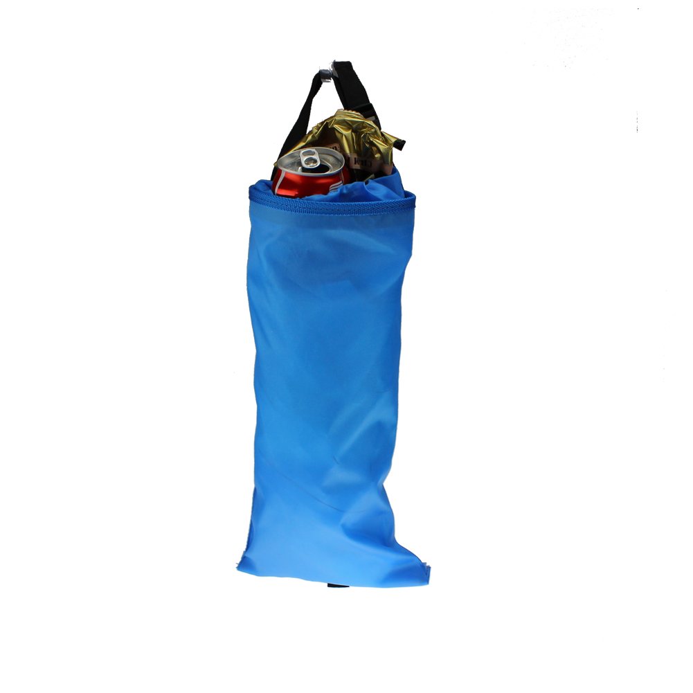 Encell Black Auto Seat Back Litter Trap Car Organizer - Blue Car Trash Can for Sedan, SUV & Truck - Keep Your Vehicle Clean & Organized While Driving