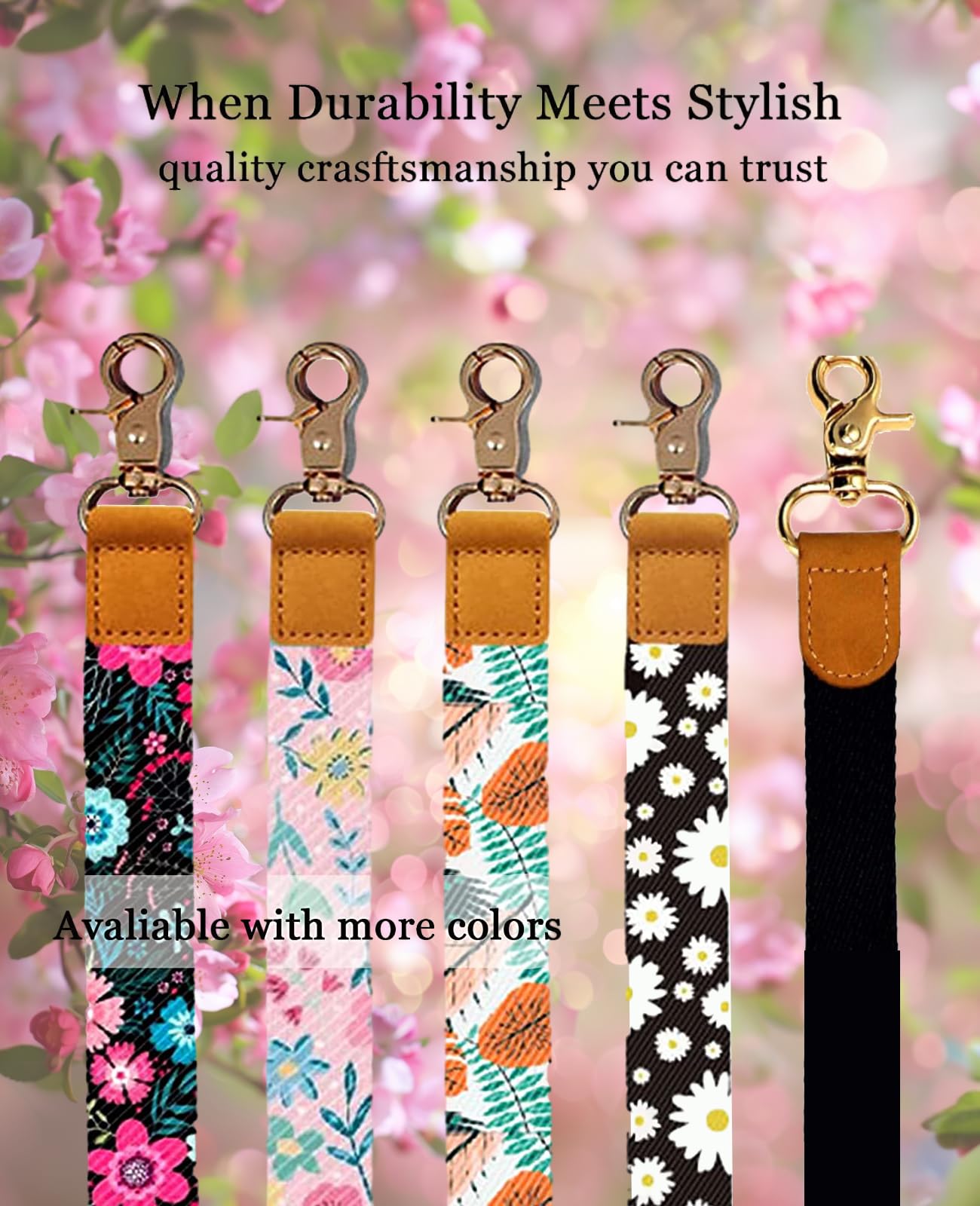 Premium Black Lanyard for Keys & ID Badges - Office & Travel Use