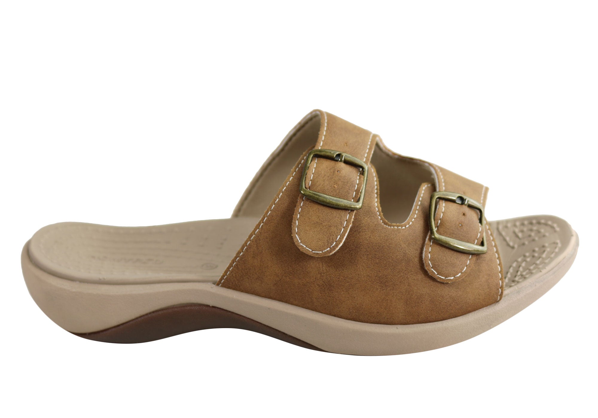 Homyped Women's Comfortable Supportive Slides Sandals - Breathable Arch Support Slippers for Home, Pool, Beach & Casual Wear