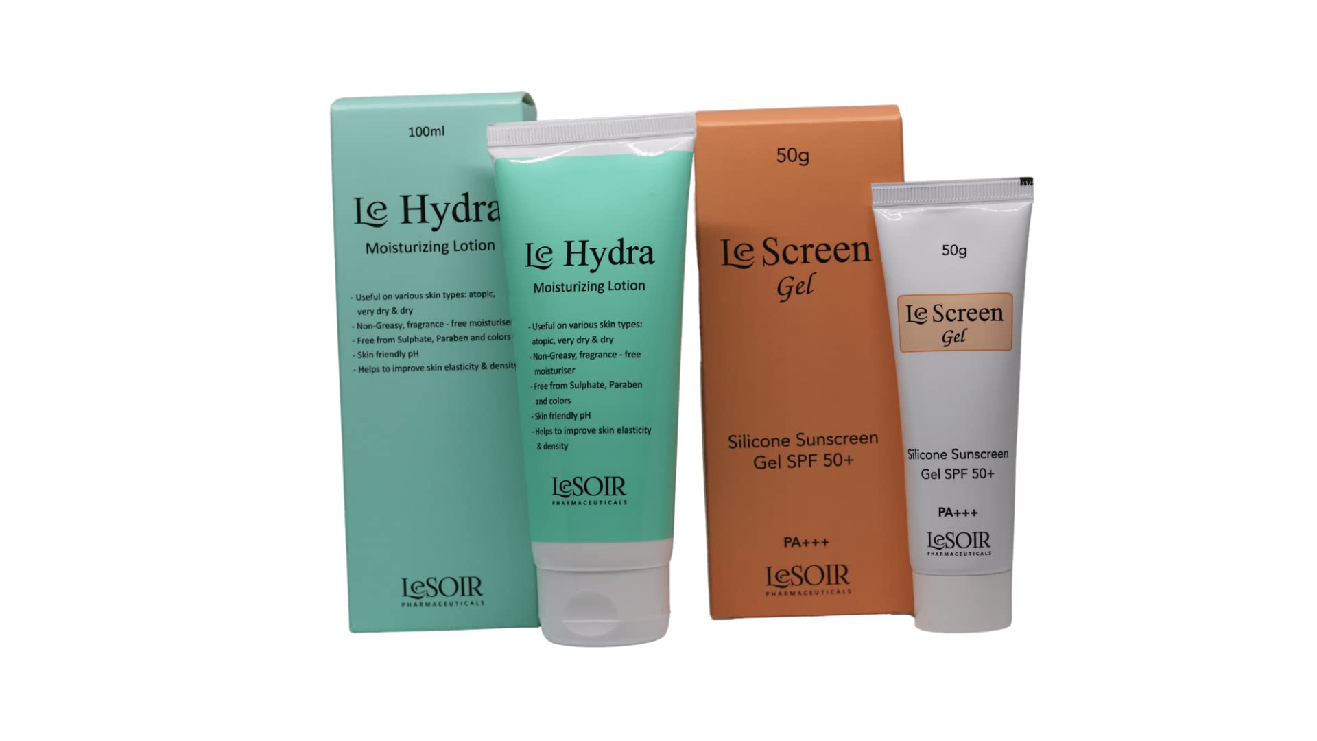 LESOIR Le Hydra Moisturizing Lotion - Hydrating Face Moisturizer for Dry Skin, Deep Nourishing Cream with Hyaluronic Acid & Vitamin E | Day & Night Use for Women & Men