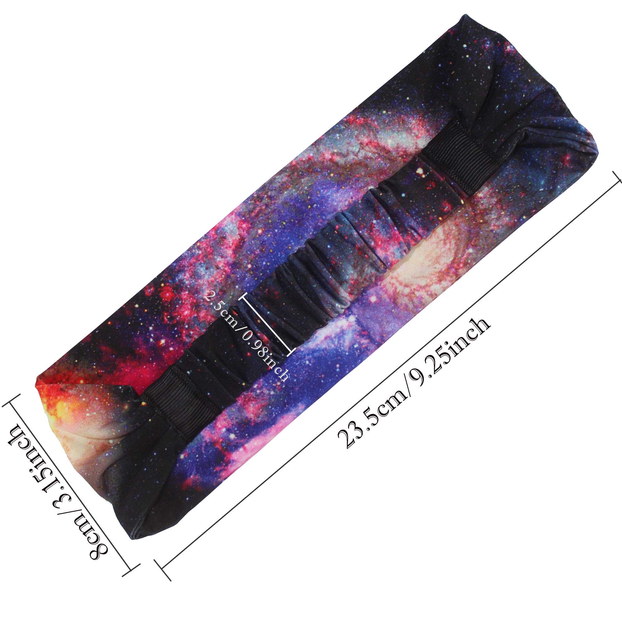 Obacle Non-Slip Breathable Headbands for Men & Women - 4 Pack Durable Sweat Bands for Workout, Yoga, Gym, Running, Jogging & Outdoor Sports | Perfect for Exercise, Fitness Training & Active Lifestyles