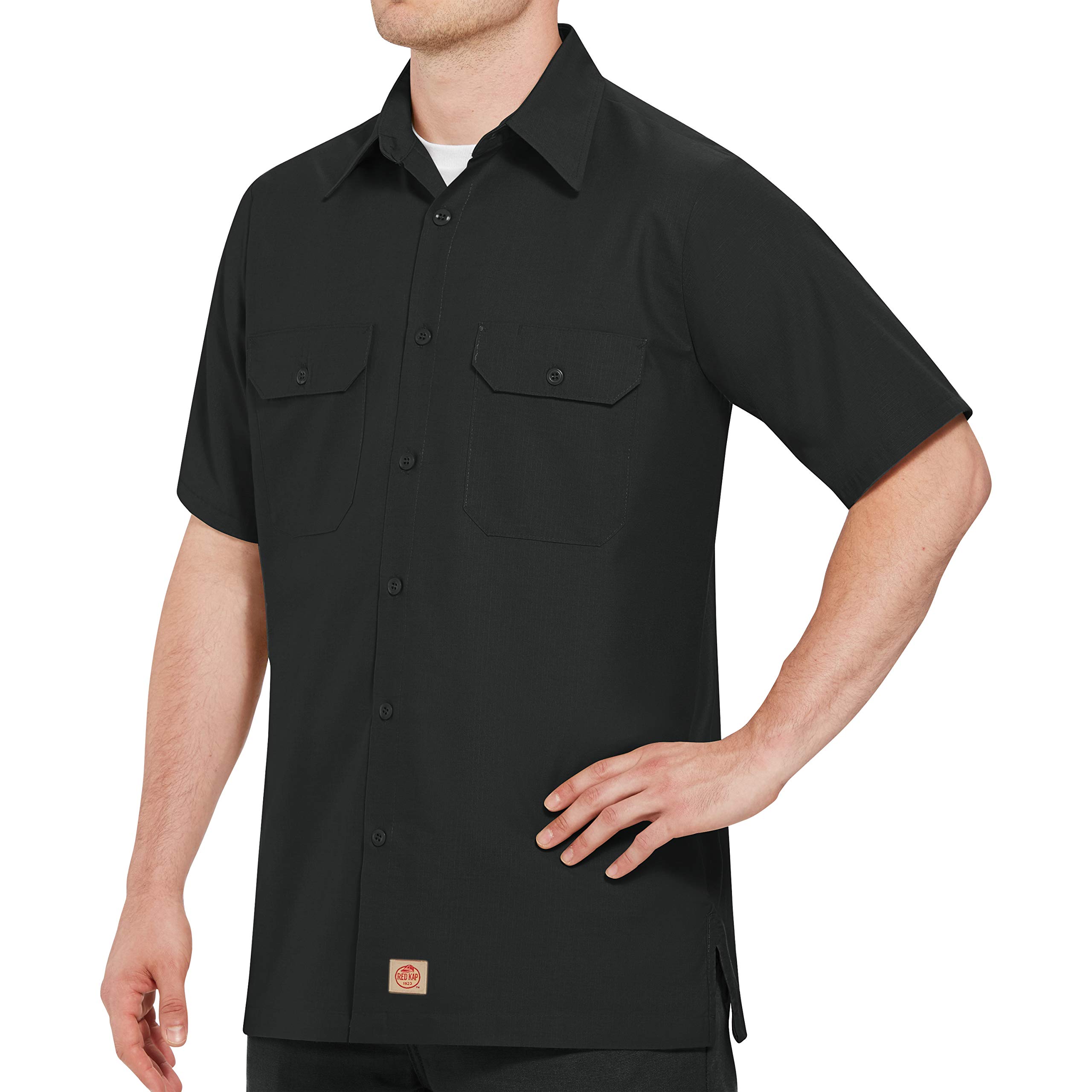 Red Kap Solid Rip Stop Shirt - Durable Workwear for Men | Comfortable & Breathable for Construction, Landscaping & Outdoor Jobs