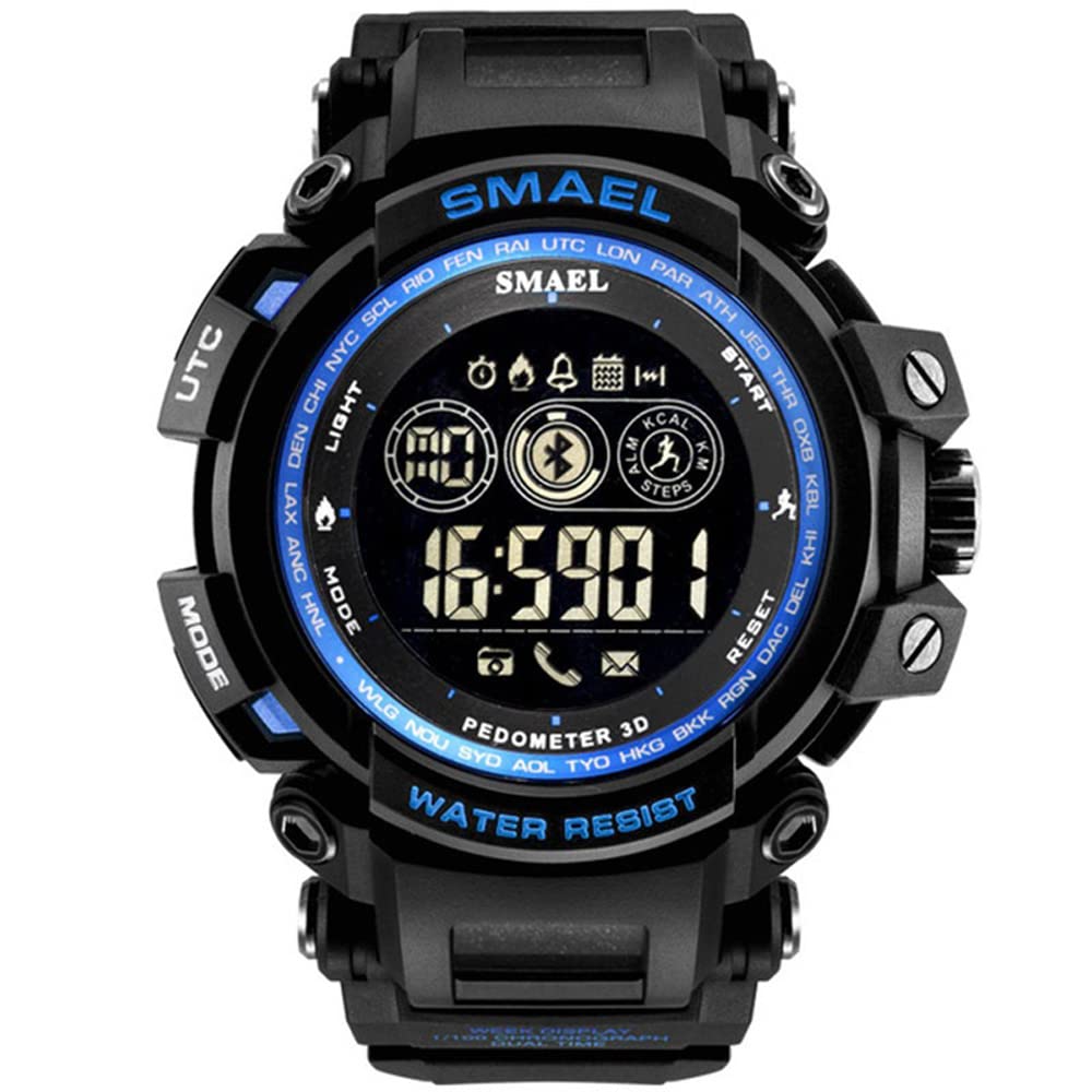 Mengbi Youth Sports Watch for Men - Waterproof, Luminous, Multifunctional Digital Wristwatch with Step Counter, Alarm, Chronograph | Shockproof & Drop Resistant | Perfect for Running, Gym Workouts & Outdoor Activities