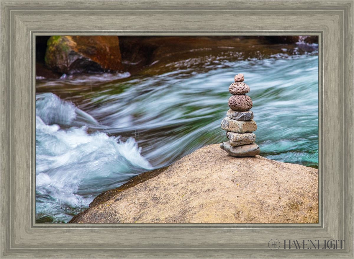 Cairn Meditation Stones - Natural Balancing Stones for Mindfulness, Stress Relief & Yoga - Perfect for Home, Office & Outdoor Meditation Practice