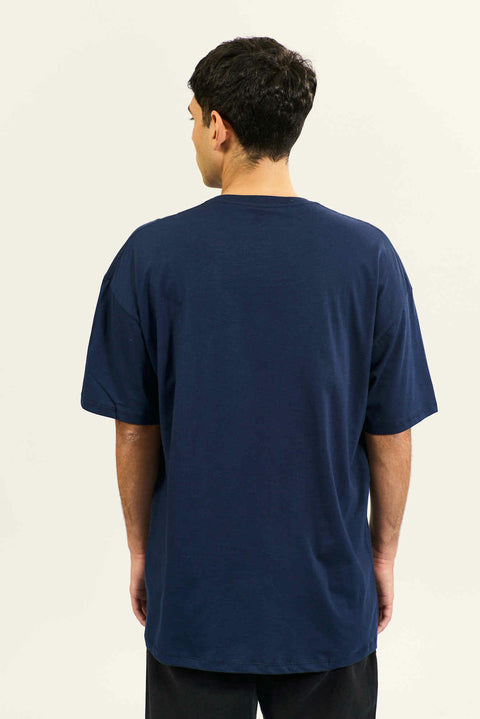 Wexford Men's Element T-Shirt - Blue Casual Short Sleeve Tee for Everyday Wear, Gym & Outdoor Activities