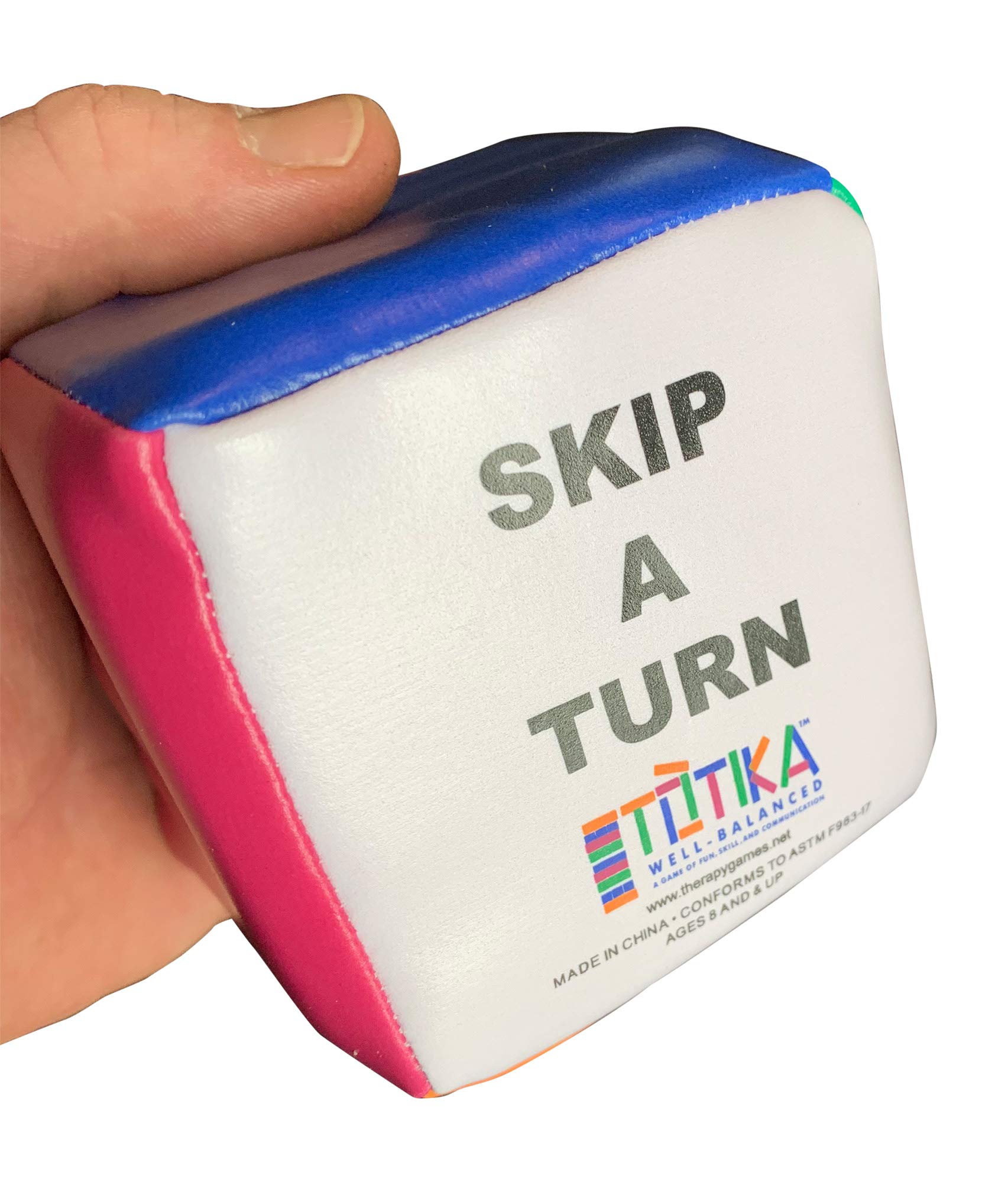 Totika Self Esteem Game - 150 Question Cards & Wooden Cube for Therapy, Counseling & Family Fun - Boost Confidence & Communication Skills