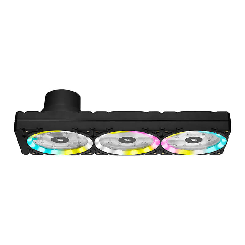 Corsair Hydro X Series XD7 RGB 360mm Water Cooling Distribution Plate - Black | High-Performance PC Liquid Cooling Solution for Gaming Rigs & Custom Builds