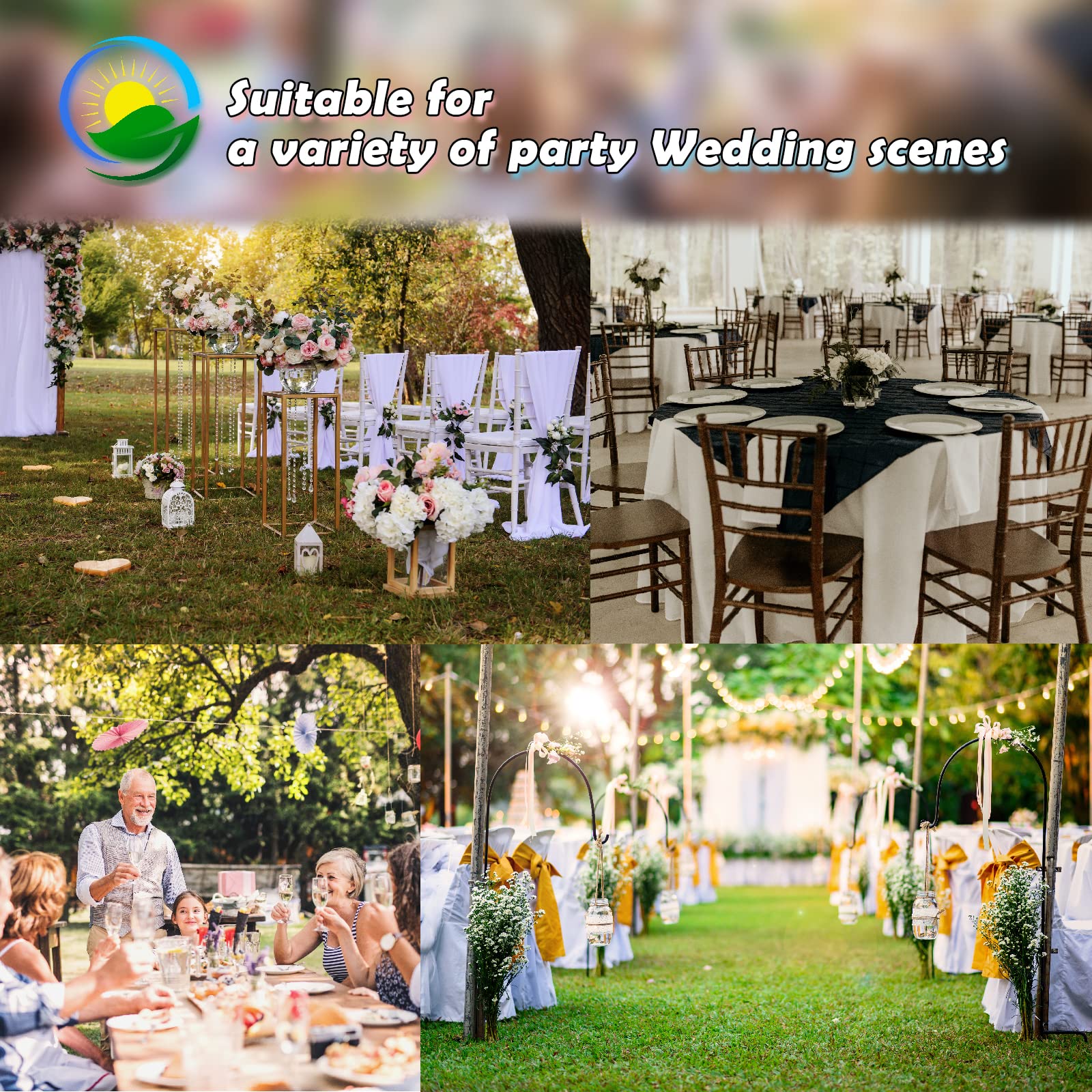 100 PCS Burgundy Chair Sashes - Stretchable Chair Bands with Short Ribbon Decor for Wedding, Party & Event Chair Covers - Perfect for Hotel, Reception & Banquet Decorations