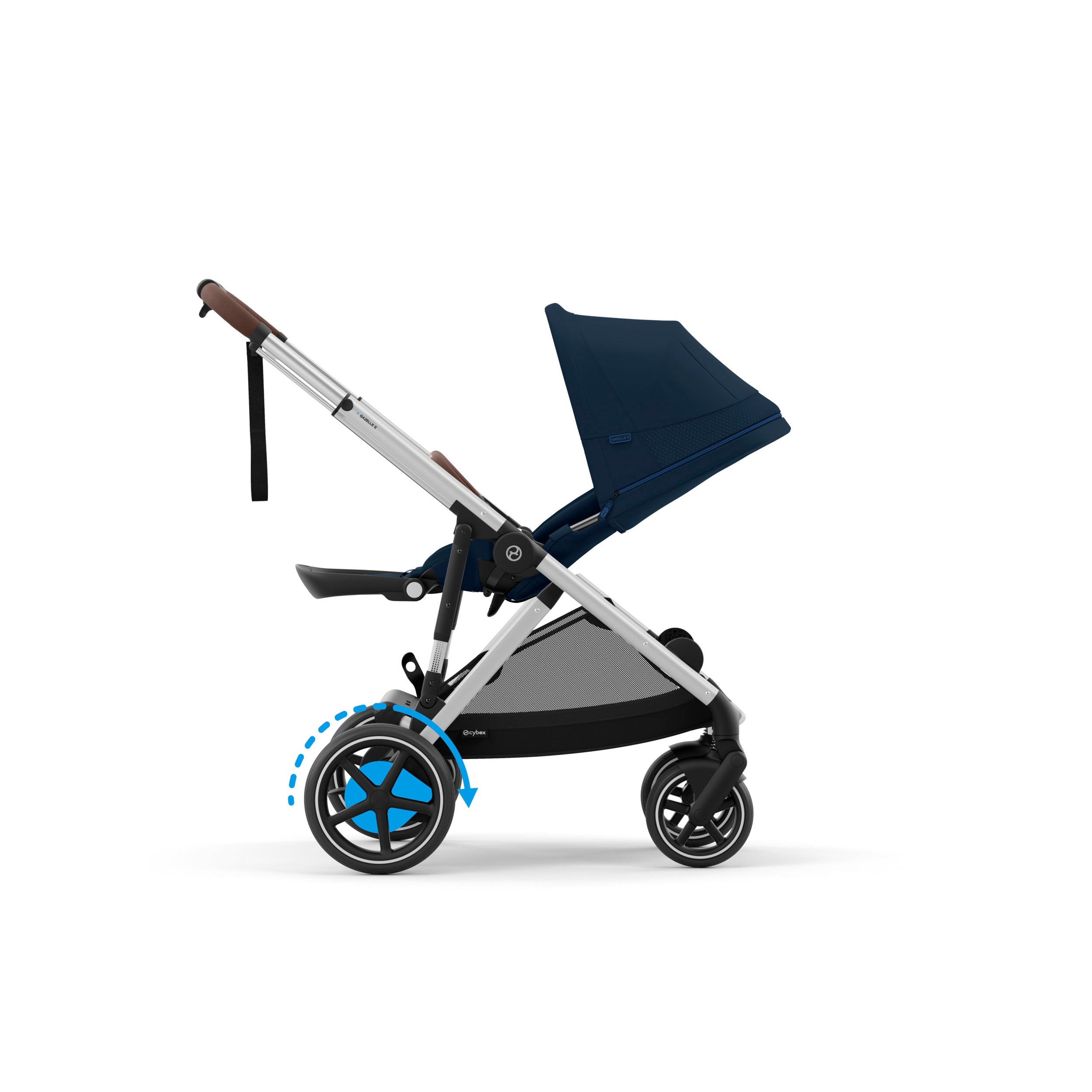 Cybex Gold E Gazelle S Electric Stroller - Lightweight Foldable Baby Stroller with Adjustable Handle & Large Storage Basket | Perfect for Travel, Shopping & Daily Walks