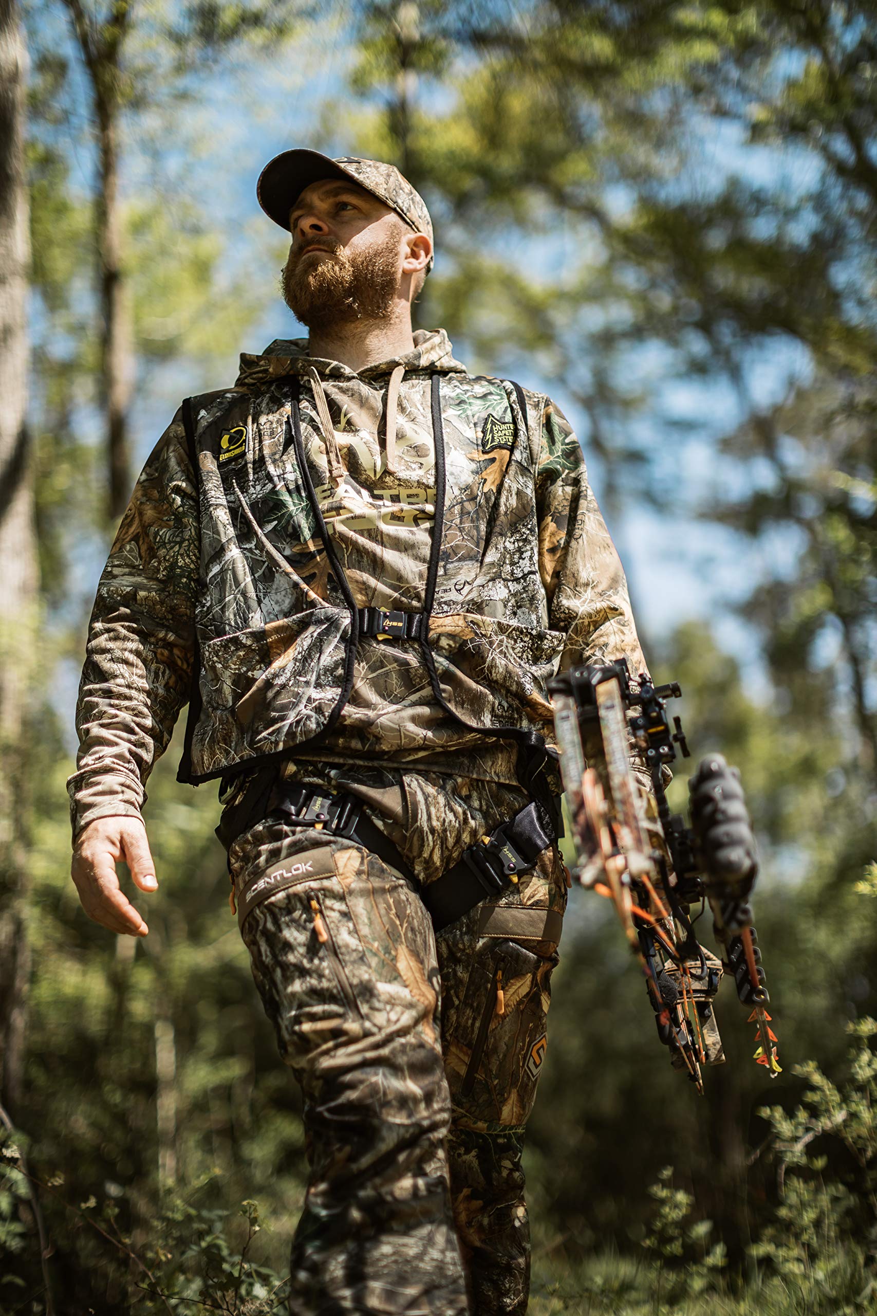 Hunter Safety System Treestalker Tree Stand Safety Harness - Adjustable Deer Hunting Vest for Tree Stand Hunters - Perfect for Bow Hunting, Rifle Hunting & Outdoor Adventures