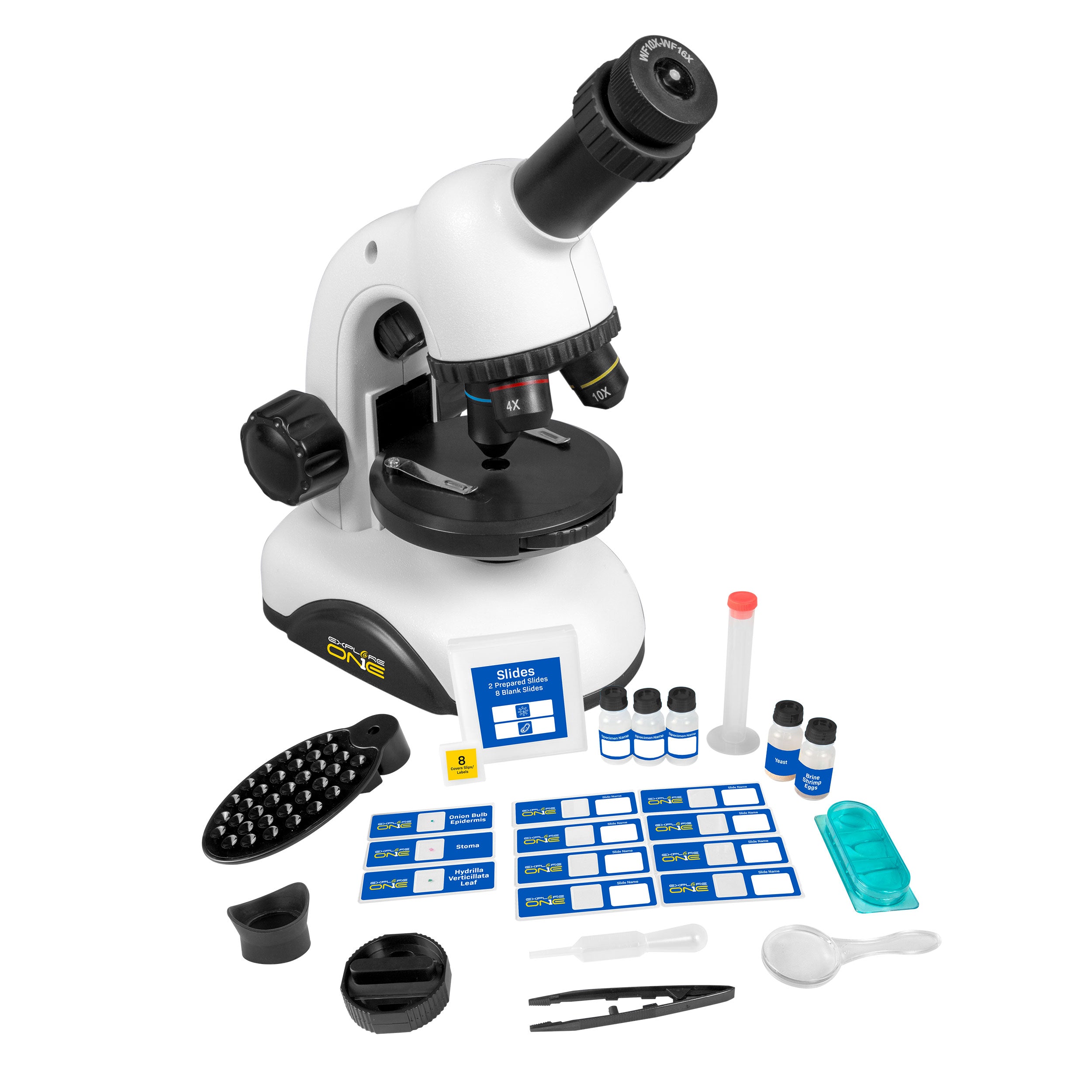 40x-640x Zoom Microscope Kit with Smartphone Adapter - High Magnification for Science Experiments, Coin & Stamp Collecting, Jewelry Inspection & STEM Education