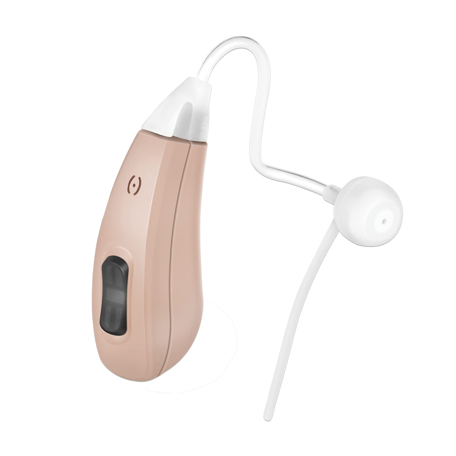 Premium Rechargeable OTC Hearing Aid with Smartphone App - Advanced Sound Amplification for Clear Hearing | Personal Audio Programming for Seniors & Adults | Home, Work & Social Settings