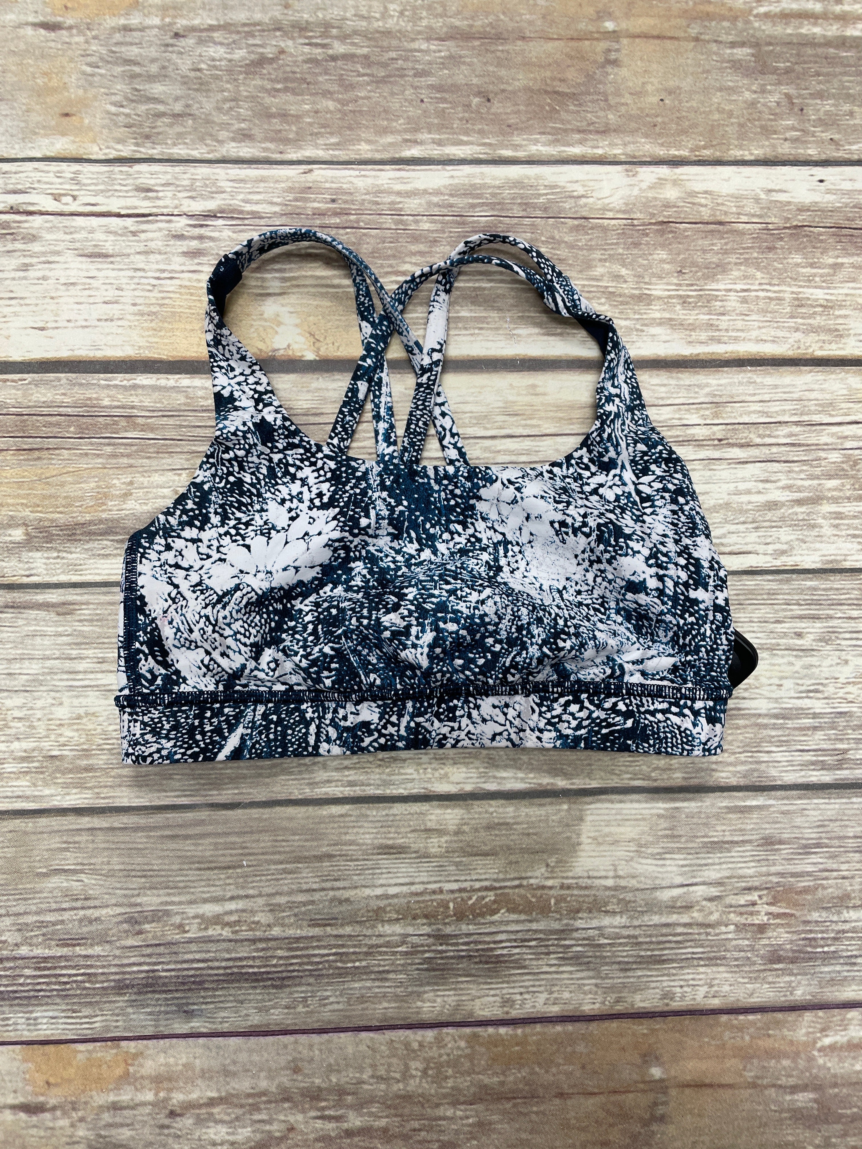 Lululemon Blue Athletic Sports Bra - Size 4 - High Support Workout Top for Running, Yoga & Gym