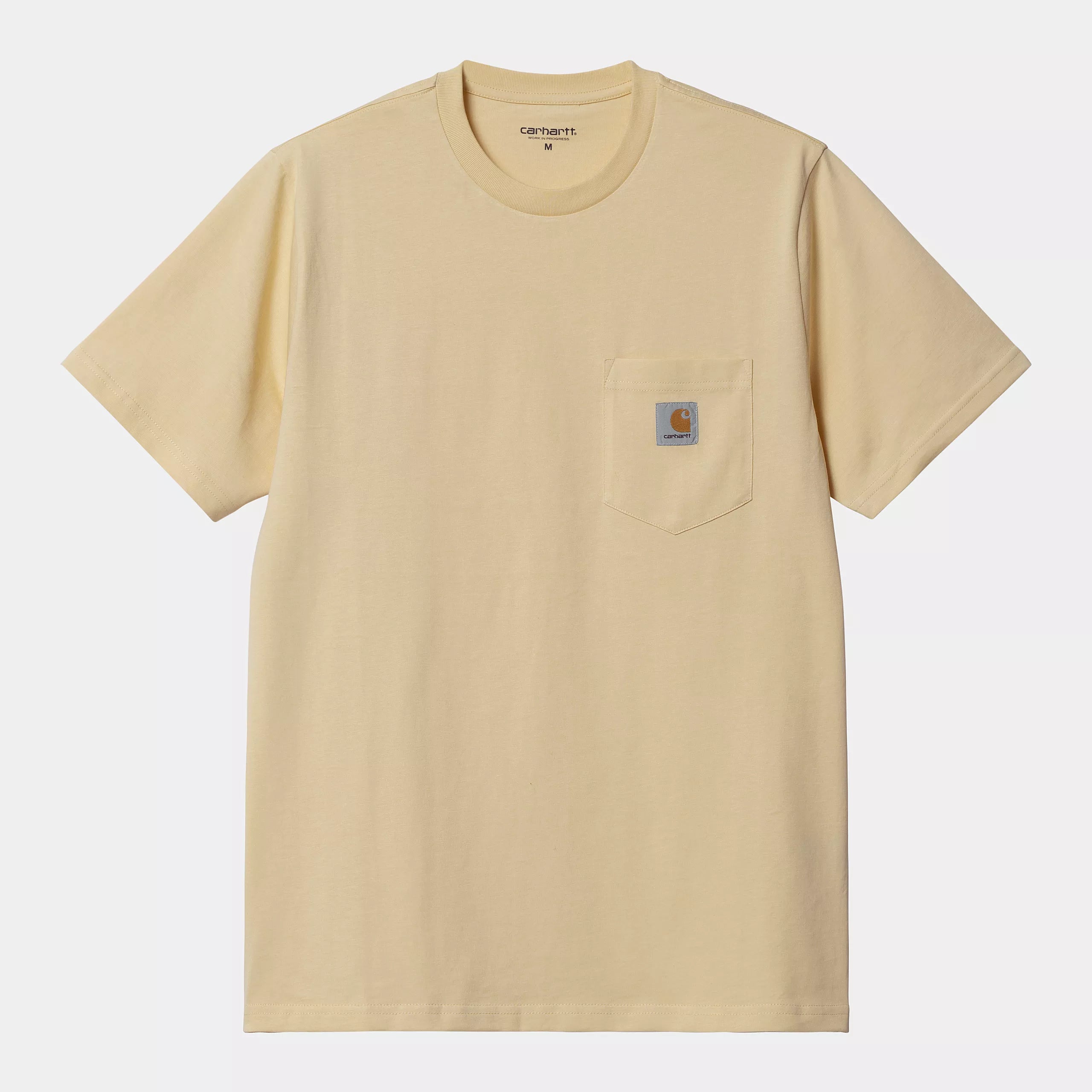 Carhartt Loose Fit Heavyweight Short Sleeve Pocket T-Shirt for Men - Khaki - Durable Workwear for Construction, Outdoor & Casual Wear
