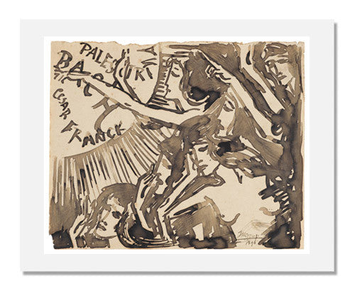 Johannes Theodorus Toorop Allegory Music Inspiring the Arts Painting - Vintage Dutch Symbolist Artwork for Home Decor & Art Collection