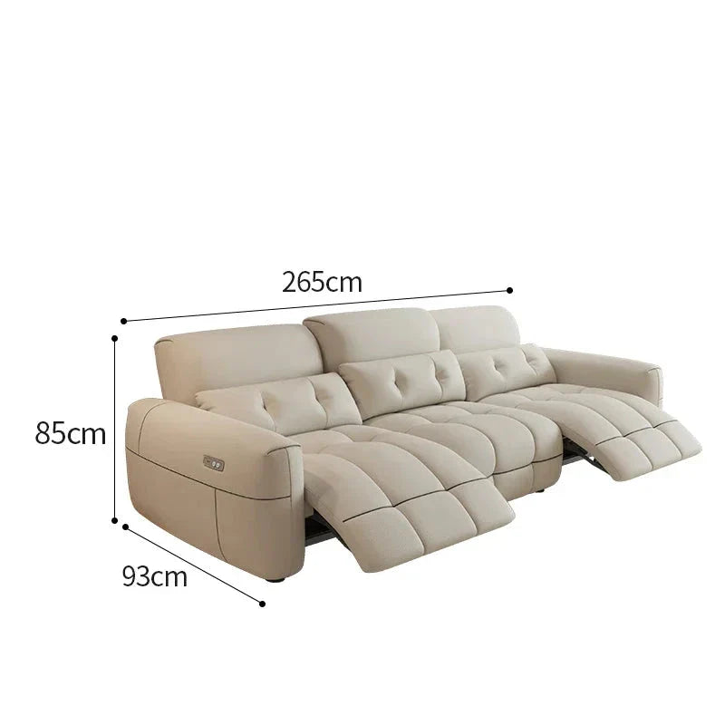 Soft Lazy Reclining Loveseat Sectional Sofa - Ultra Comfortable Modern Living Room Furniture for Small Spaces | Perfect for Apartments, Movie Nights & Relaxing