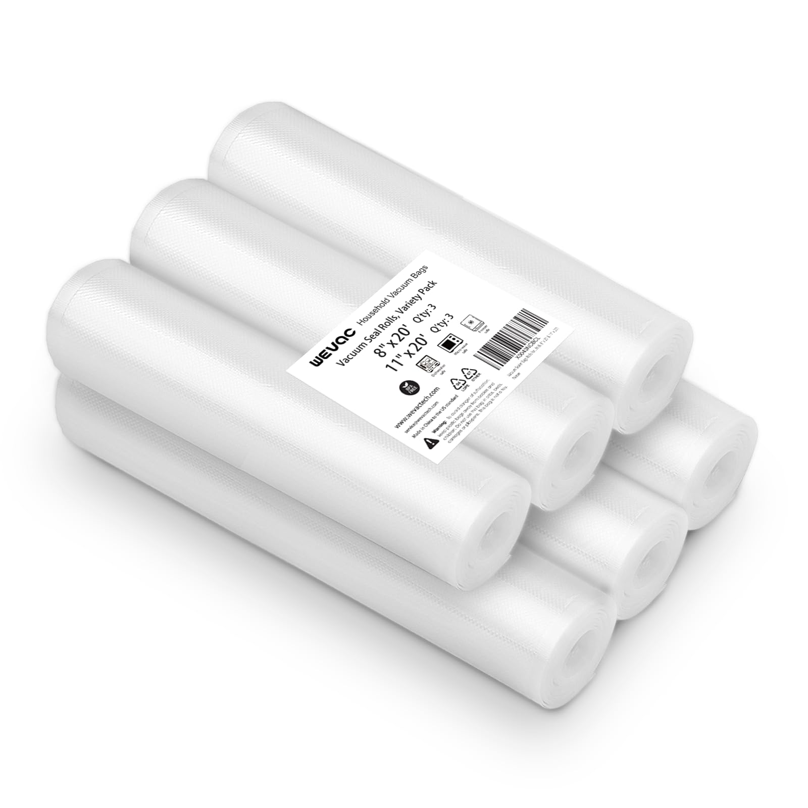 2024 New Vacuum Sealer Rolls - 6 Pack (8