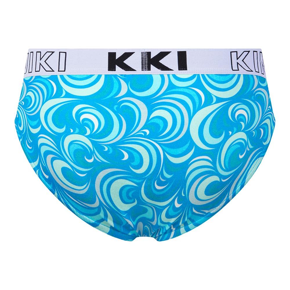 Kiniki Men's Cotton Printed Brief Underwear - Soft, Breathable & Comfortable for Daily Wear, Workout & Lounge - Trendy & Stylish Design