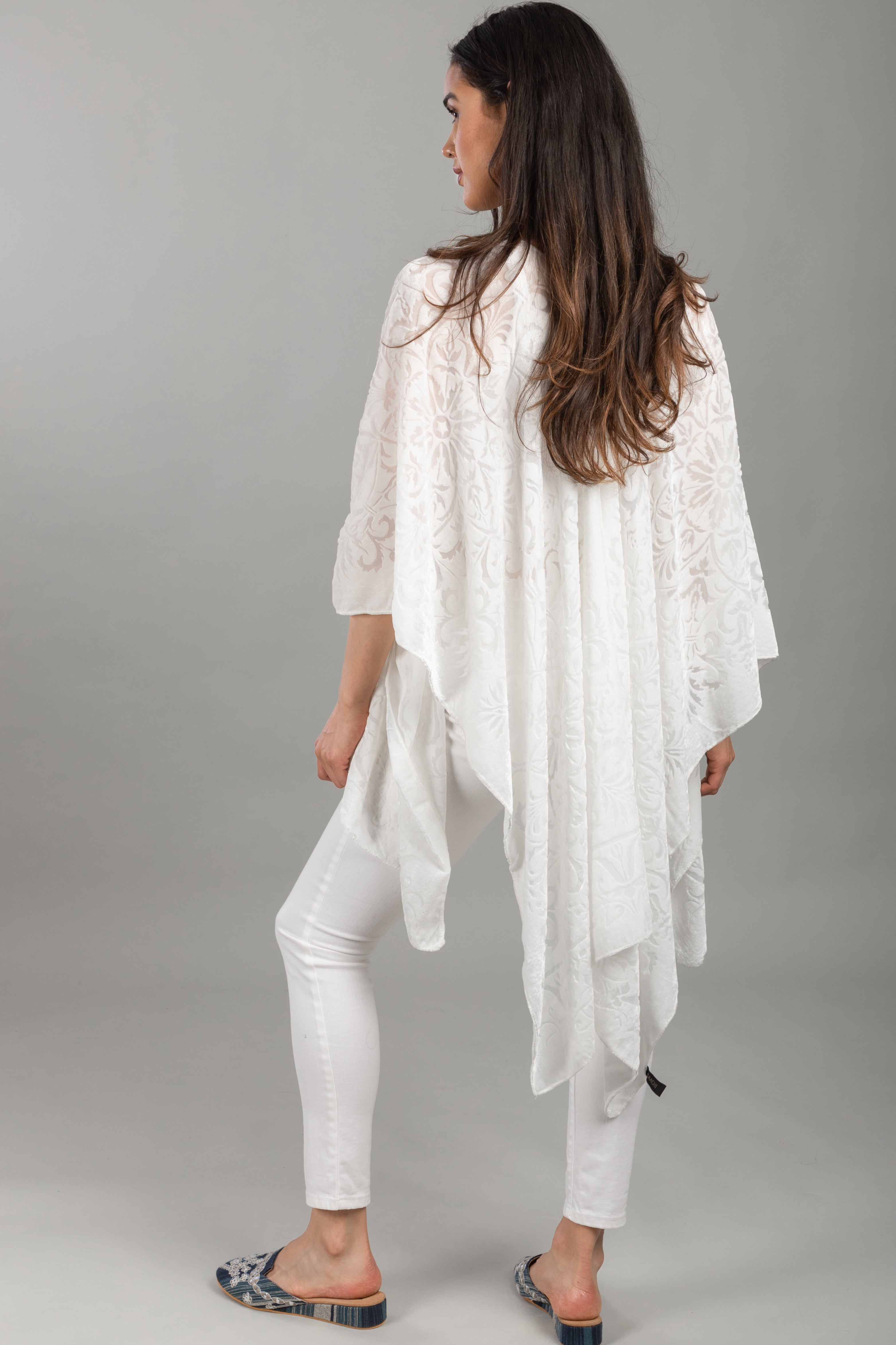 Luxury Honeymoon Velvet Ruana Shawl Wrap - Soft & Elegant Women's Fashion for Weddings, Parties & Special Occasions