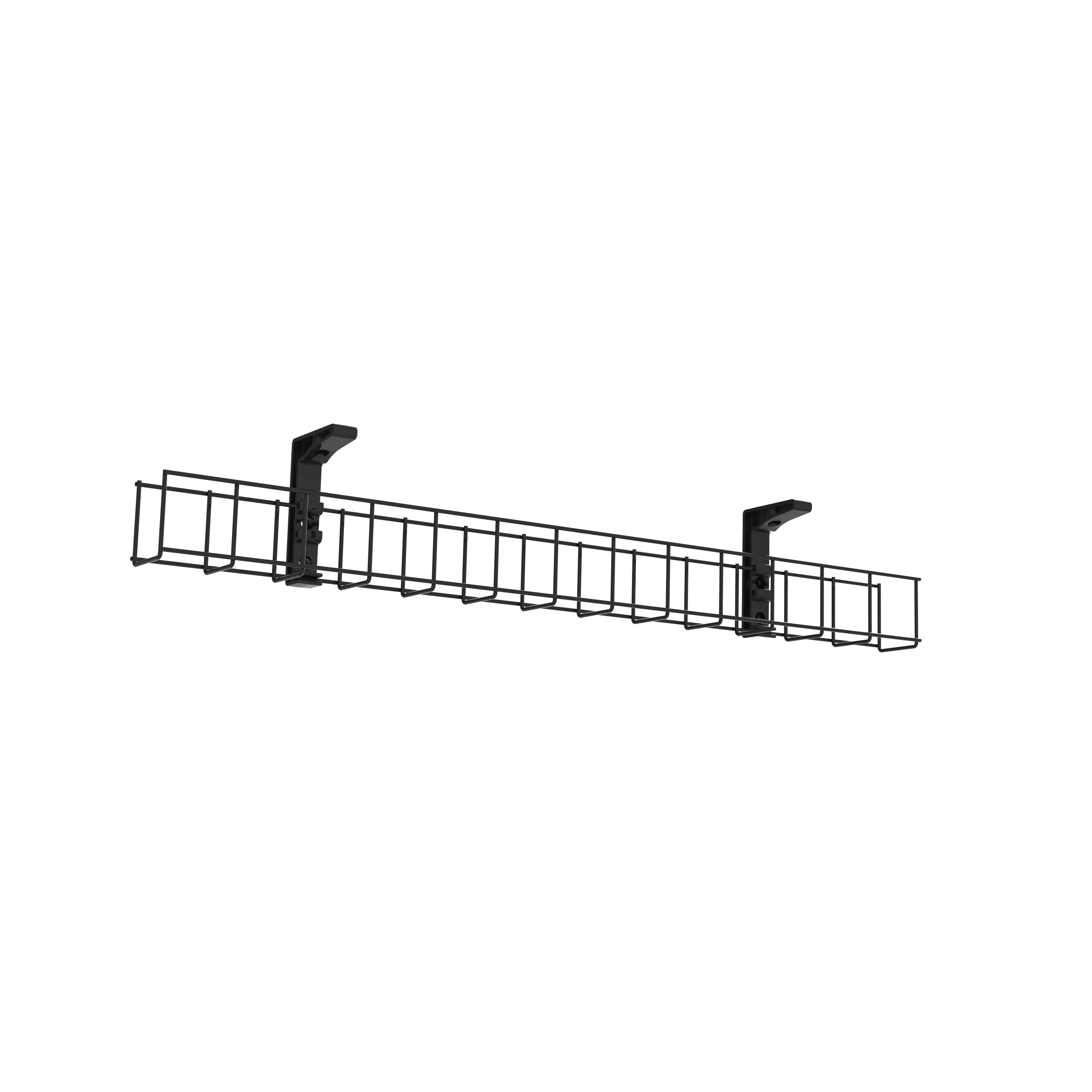 Under Desk Wire Cable Tray - Cable Management Organizer for Home & Office - Keep Wires Neat Under Computer Desk, Gaming Setup, or Workstation