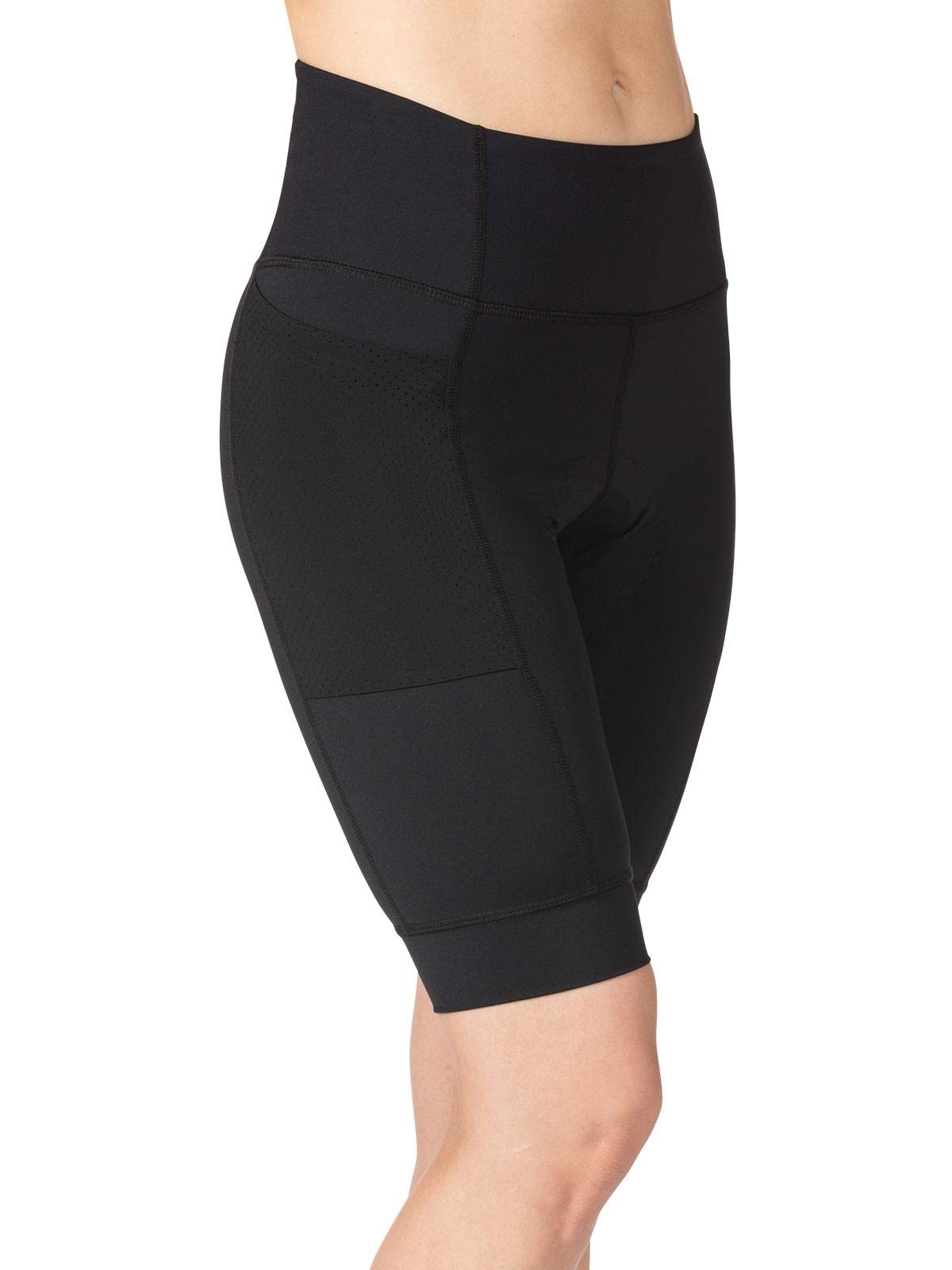 Terry Holster Prima Women's High Compression Cycling Shorts - Matte Fabric Finish with Premium Flex Air Carbon Padded Chamois | Ideal for Road Biking, Spinning & Long-Distance Cycling