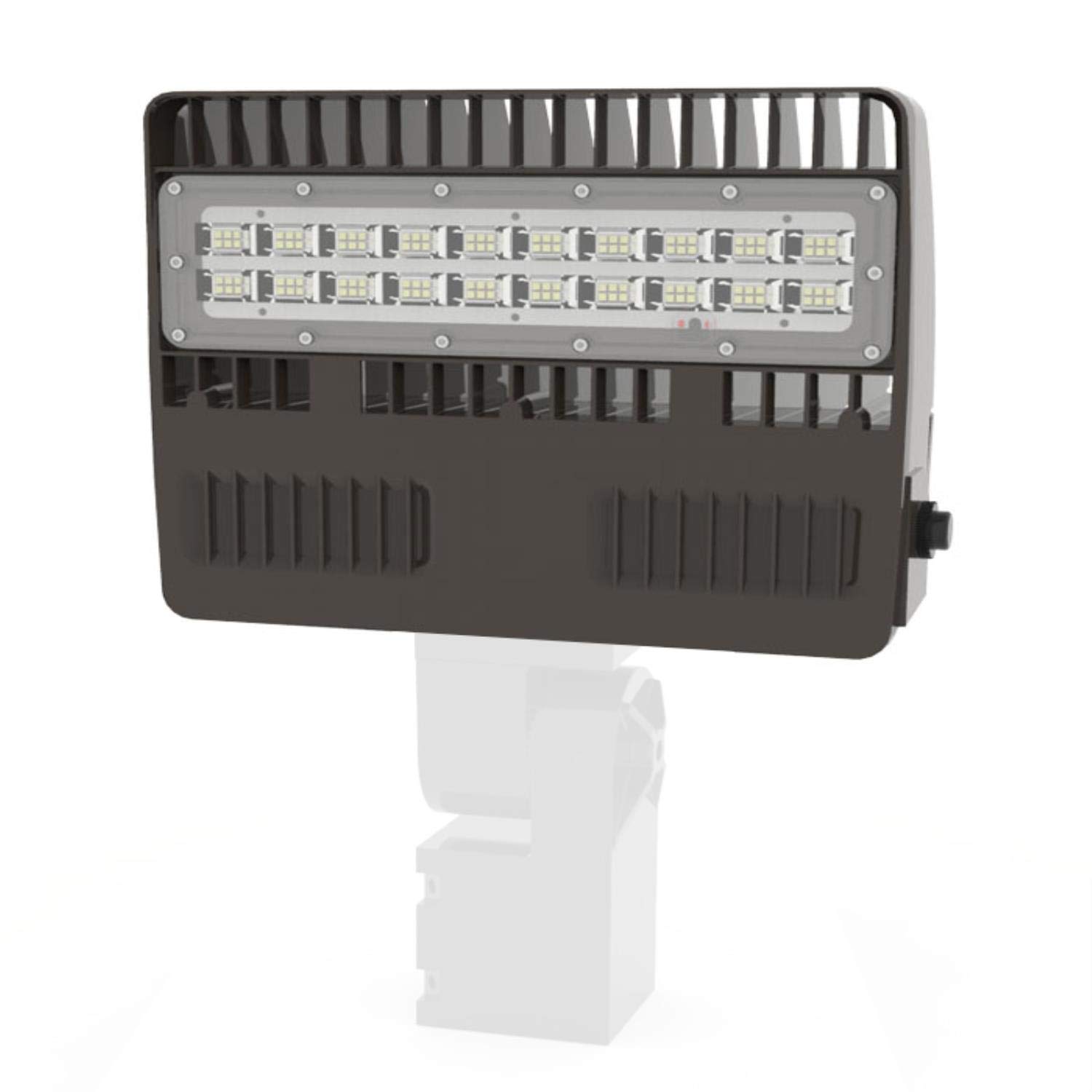 Sunlite LED Shoebox Street Light Fixture - 150W Super White (5000K) 18146 Lumens Bronze Finish - Outdoor Parking Lot & Pathway Lighting for Commercial & Residential Areas