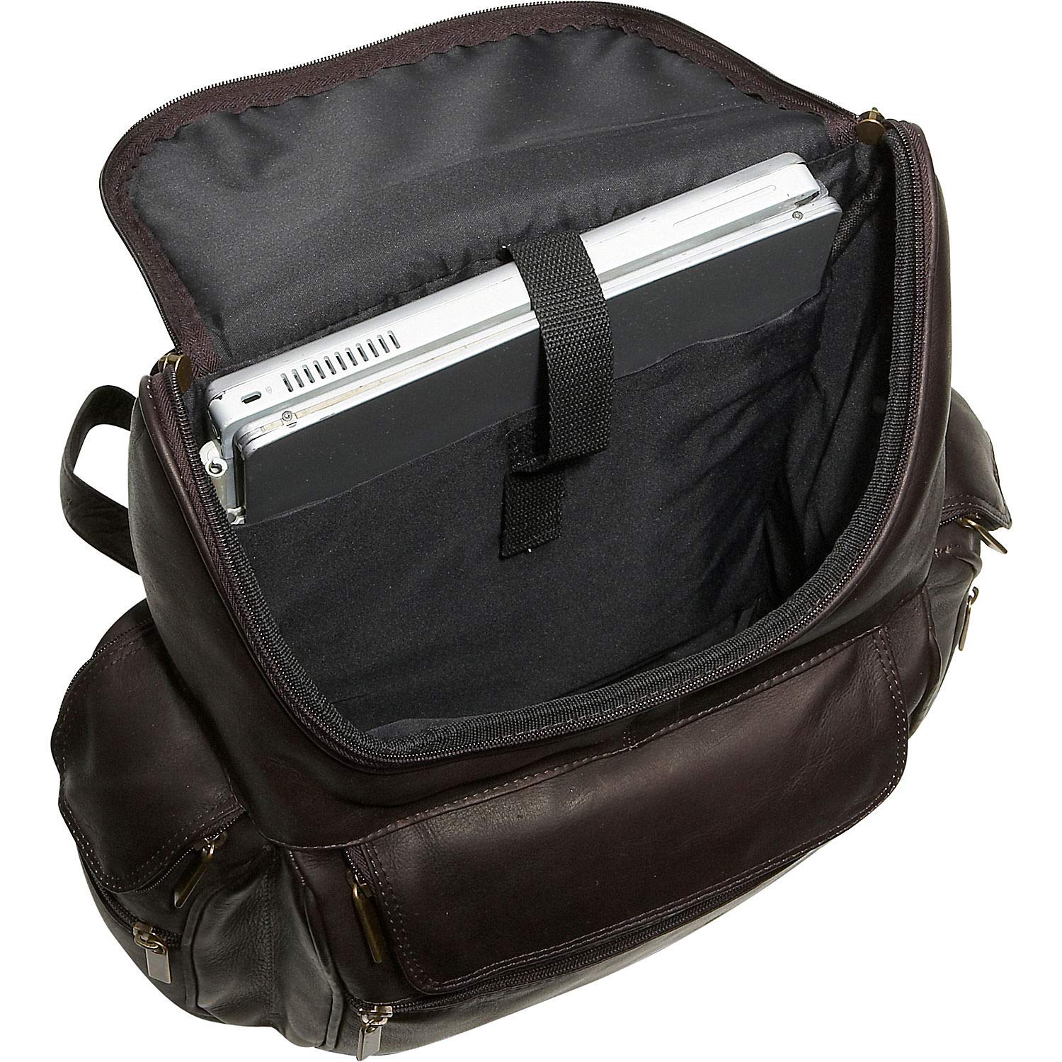 David King & Co. Laptop Backpack for Men & Women - Lightweight Durable Water-Resistant Computer Bag - Perfect for Work, Travel & School (Black, One Size)