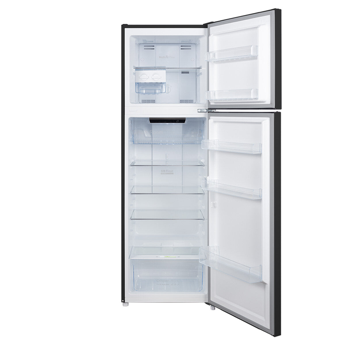 Brand New CHiQ 255L Top Mount Refrigerator - Black Steel CTM253NBS5E with 5-Year Warranty | Energy Efficient Freezer for Kitchen, Home, Office & Dorm Use