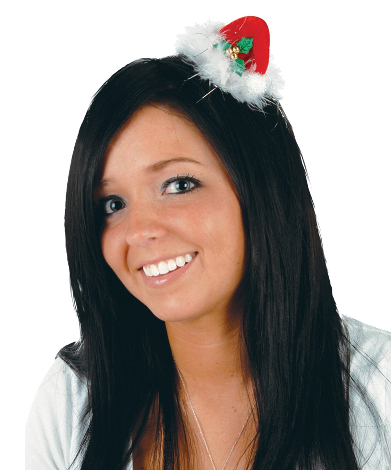 12 Pack Christmas Santa Hat Hair Clips for Women & Girls - Festive Holiday Party Hair Accessories for Xmas, New Year, and Costume Events