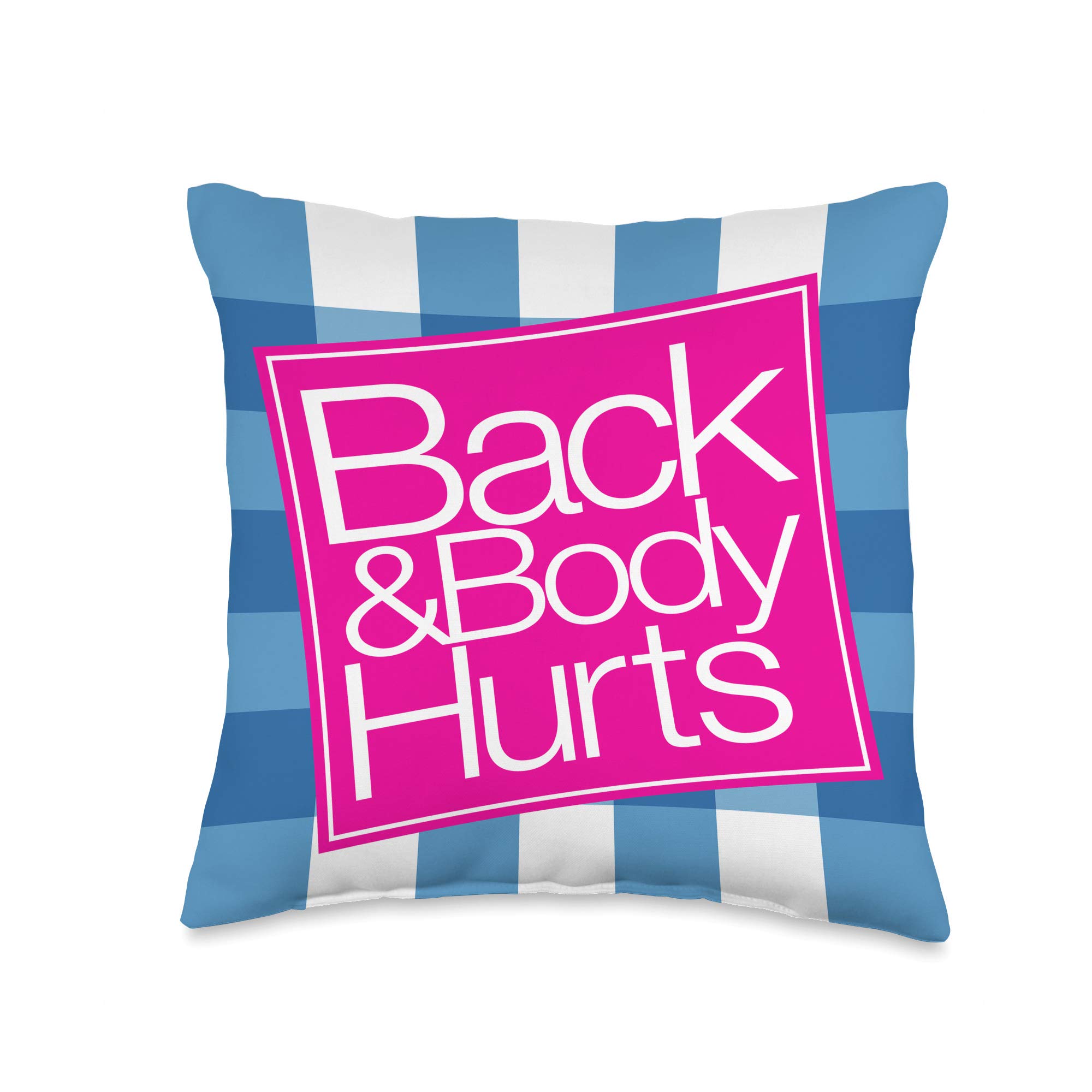 Relaxing Cute Fun Throw Pillow for Back & Body Pain Relief - Perfect for Sofa, Bed, Office & Home Decor