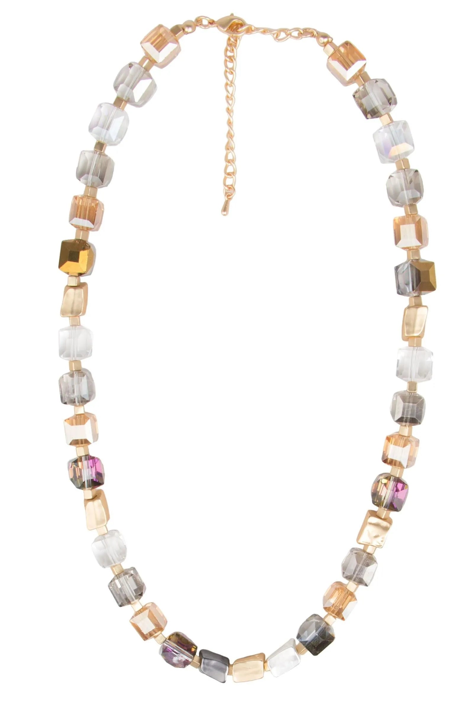Elegant Bead and Stone Statement Necklace for Women - Boho Chic Jewelry for Parties, Weddings & Special Occasions