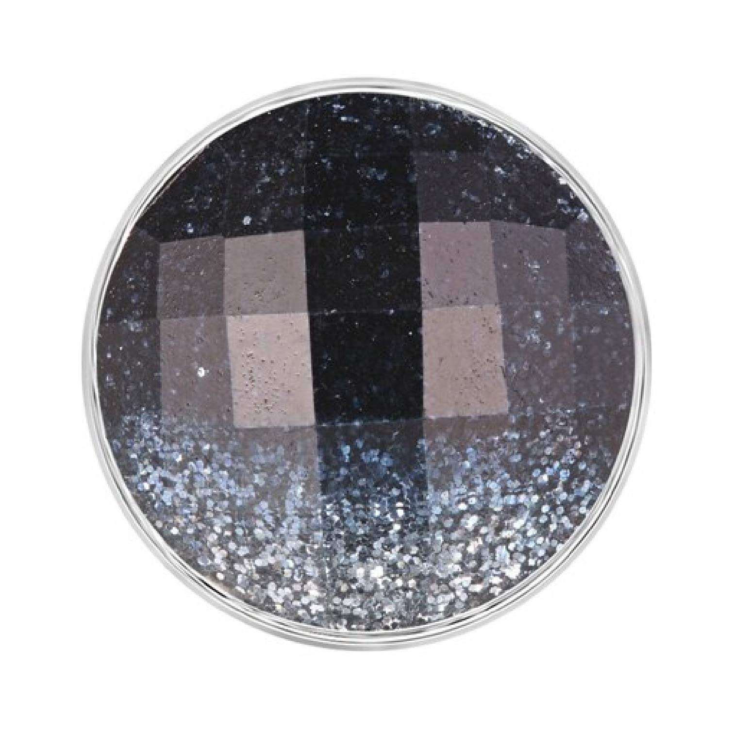 Black Metal Snap Jewelry Charms for 18-20mm Bracelets - Perfect for DIY Crafts & Gifts