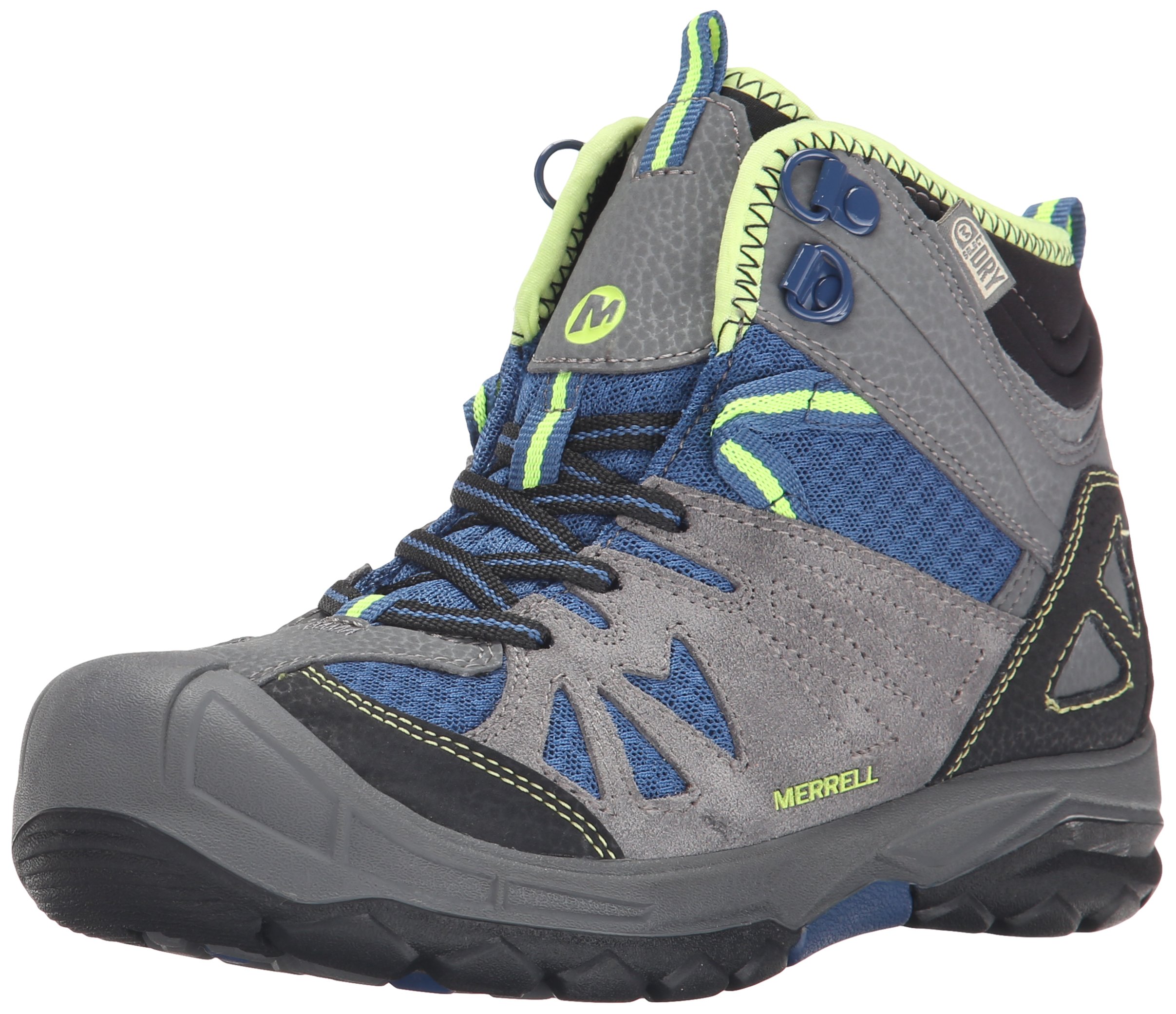 Merrell Capra Mid Waterproof Hiking Boots for Kids - Toddler, Little Kid & Big Kid Sizes - Durable Outdoor Footwear for Hiking, Camping & Trail Adventures