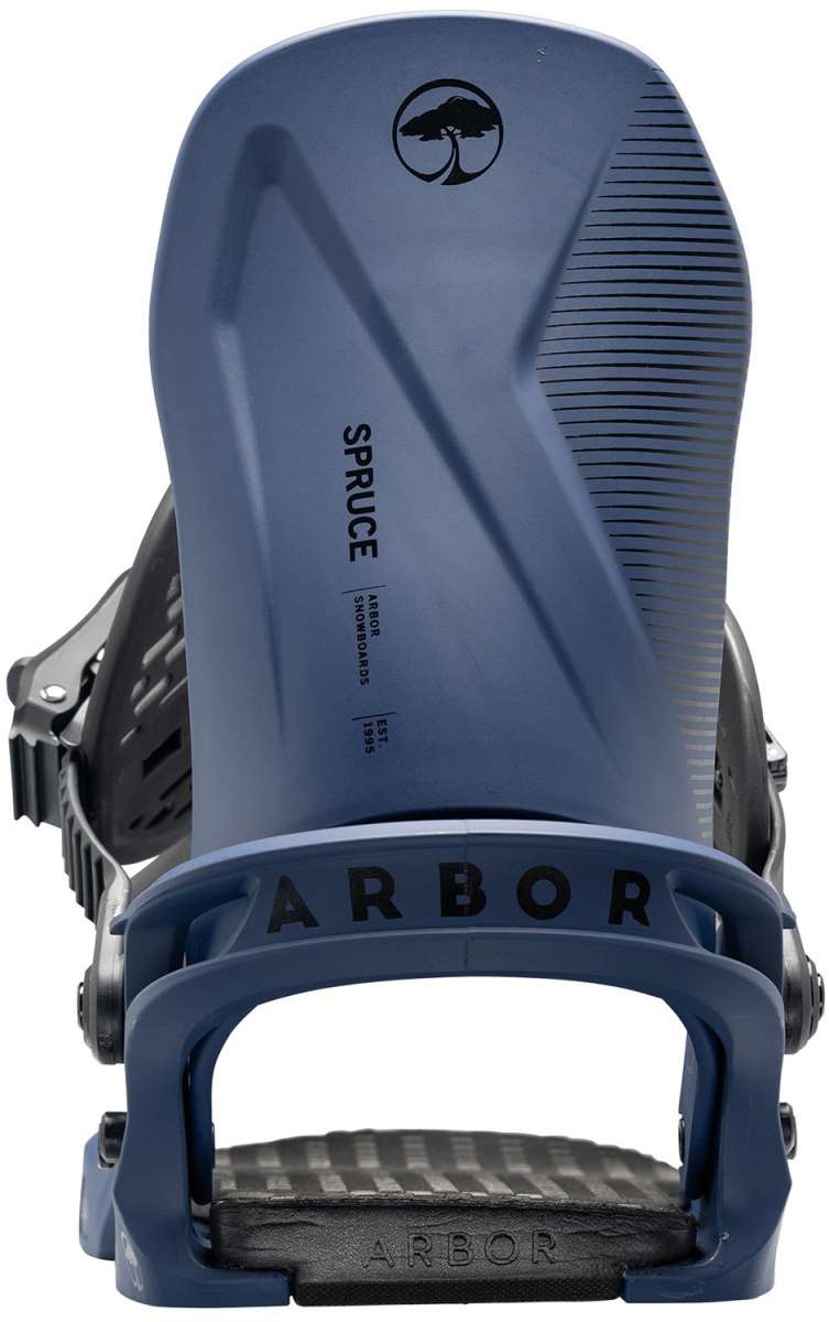 2024 Arbor Spruce Snowboard Bindings - Lightweight & Durable for All-Mountain Riding | Perfect for Freestyle & Powder Snowboarding