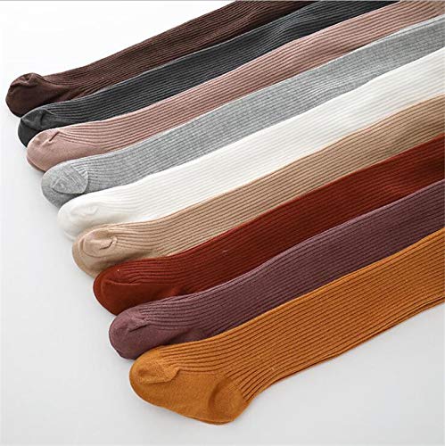 Soft Cotton Toddler Girls' Tights 1-4T - Warm Solid Color Leggings & Stockings for Baby & Kids | Perfect for Playtime, School & Winter Outfits