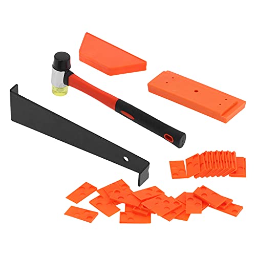 Rubber Hammer & Floor Installation Tool Kit - Laminate & Wood Flooring Pull Bar, Spacers, Complete Set for DIY Home Decoration | Perfect for Flooring Projects & Home Renovations