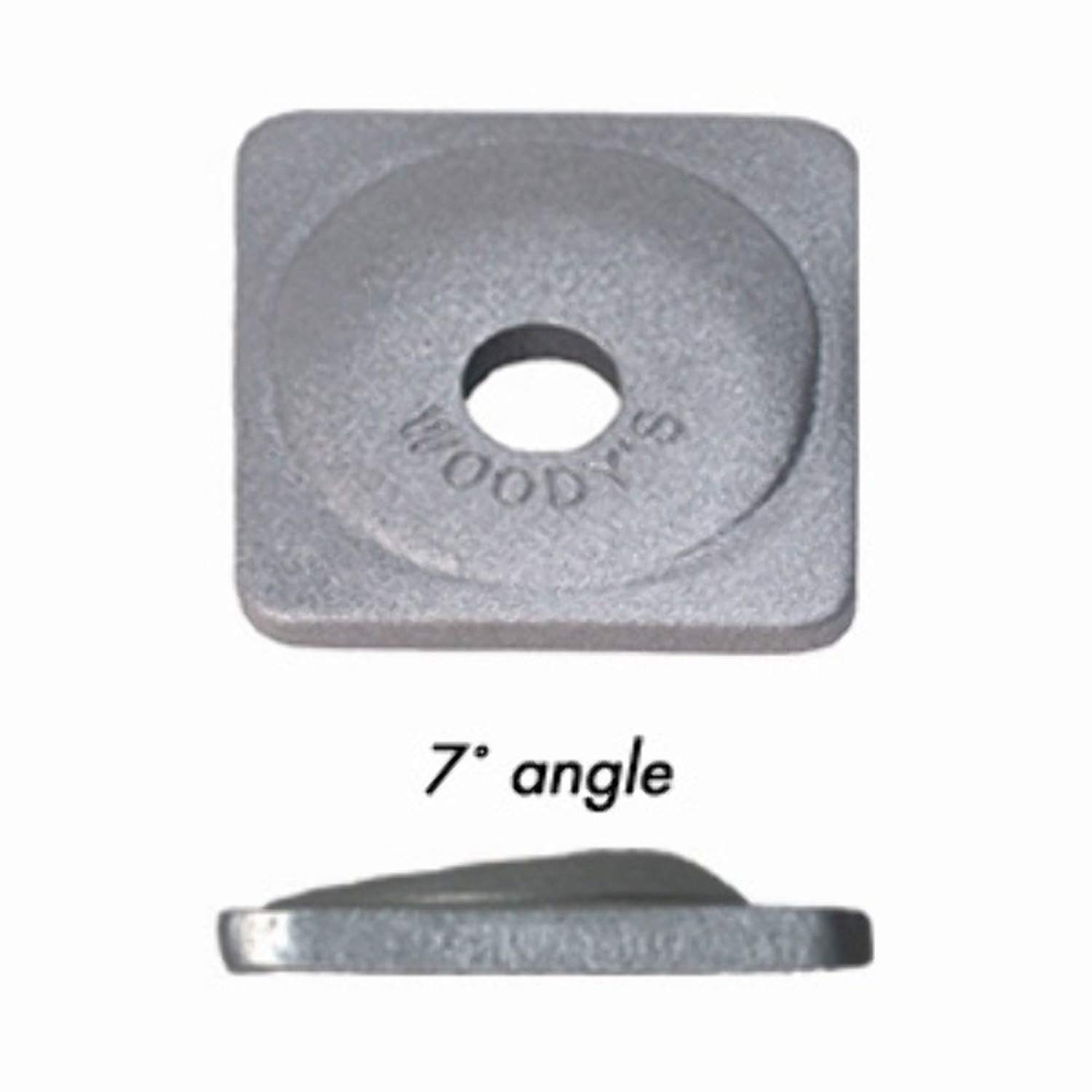 Woody's Angled Digger Aluminum Support Plates - OEM Replacement Part #64920259 & ANG-3775-B - Heavy-Duty Excavator Attachment for Construction & Landscaping Projects