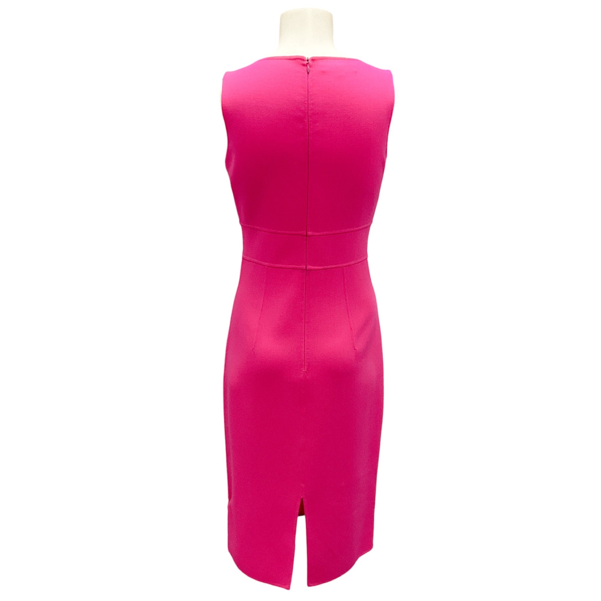 Michael Kors Fuchsia Zinnia Sweetheart Neckline Sheath Dress - Elegant Cocktail Party & Wedding Guest Dress for Women