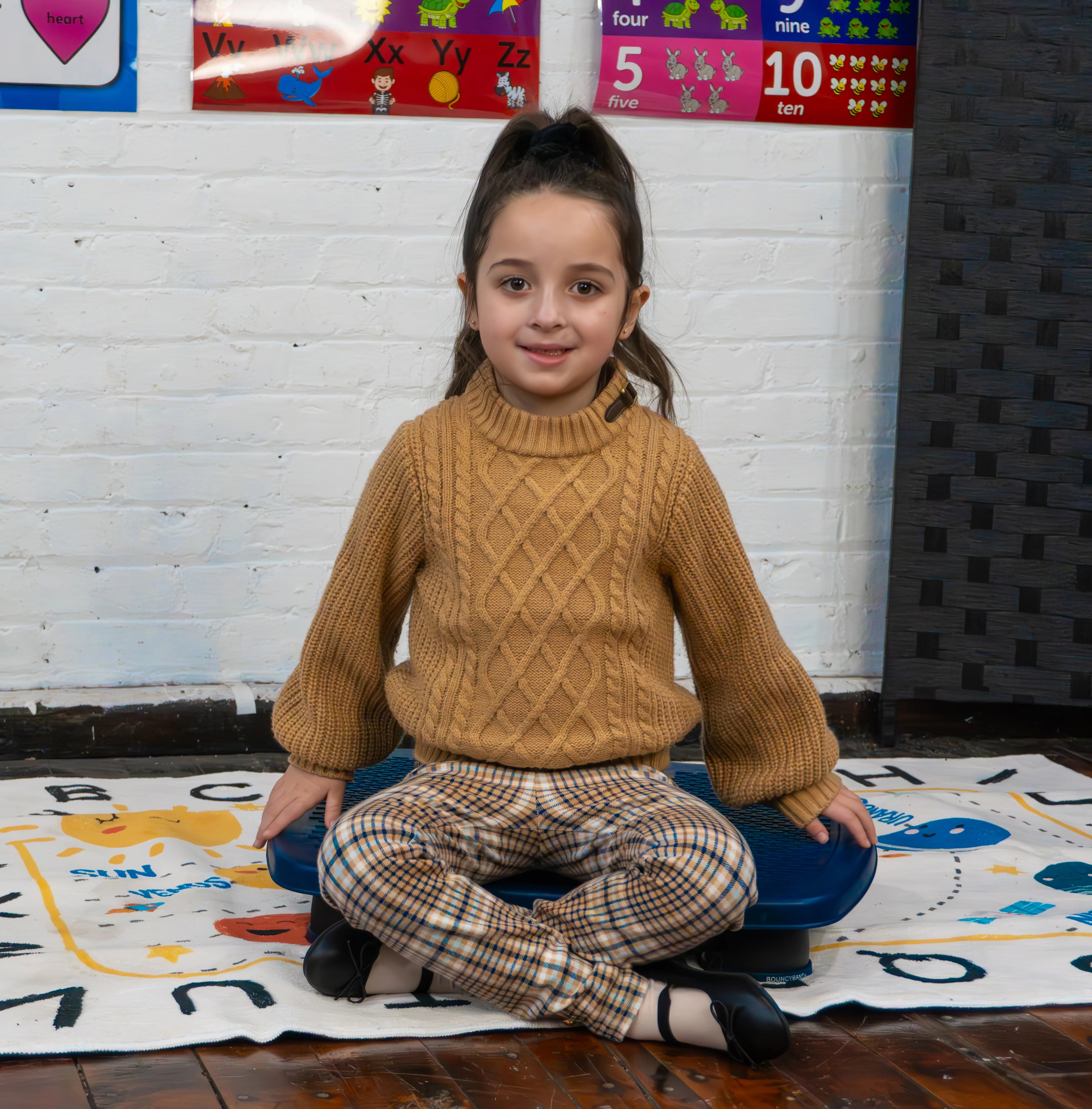 Bouncyband® Bouncy Board - Sensory Balance Board for Kids & Adults - Improve Focus & Movement - Perfect for Home, Classroom & Office Use
