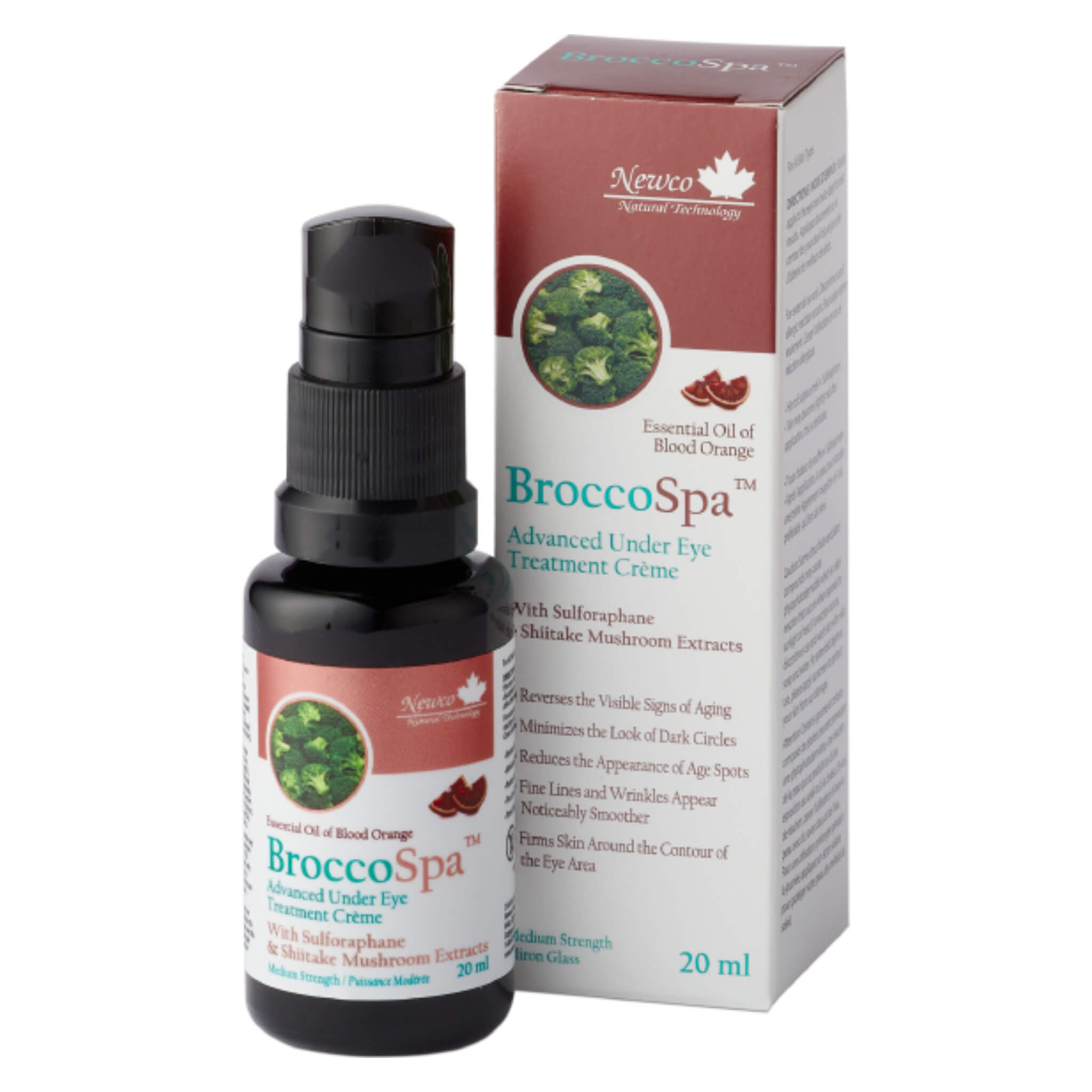 BroccoSpa Advanced Under Eye Treatment Cream for Dark Circles & Puffiness – Anti-Aging Eye Care for Wrinkles & Fine Lines – Hydrating & Brightening Under Eye Cream for Day & Night Use