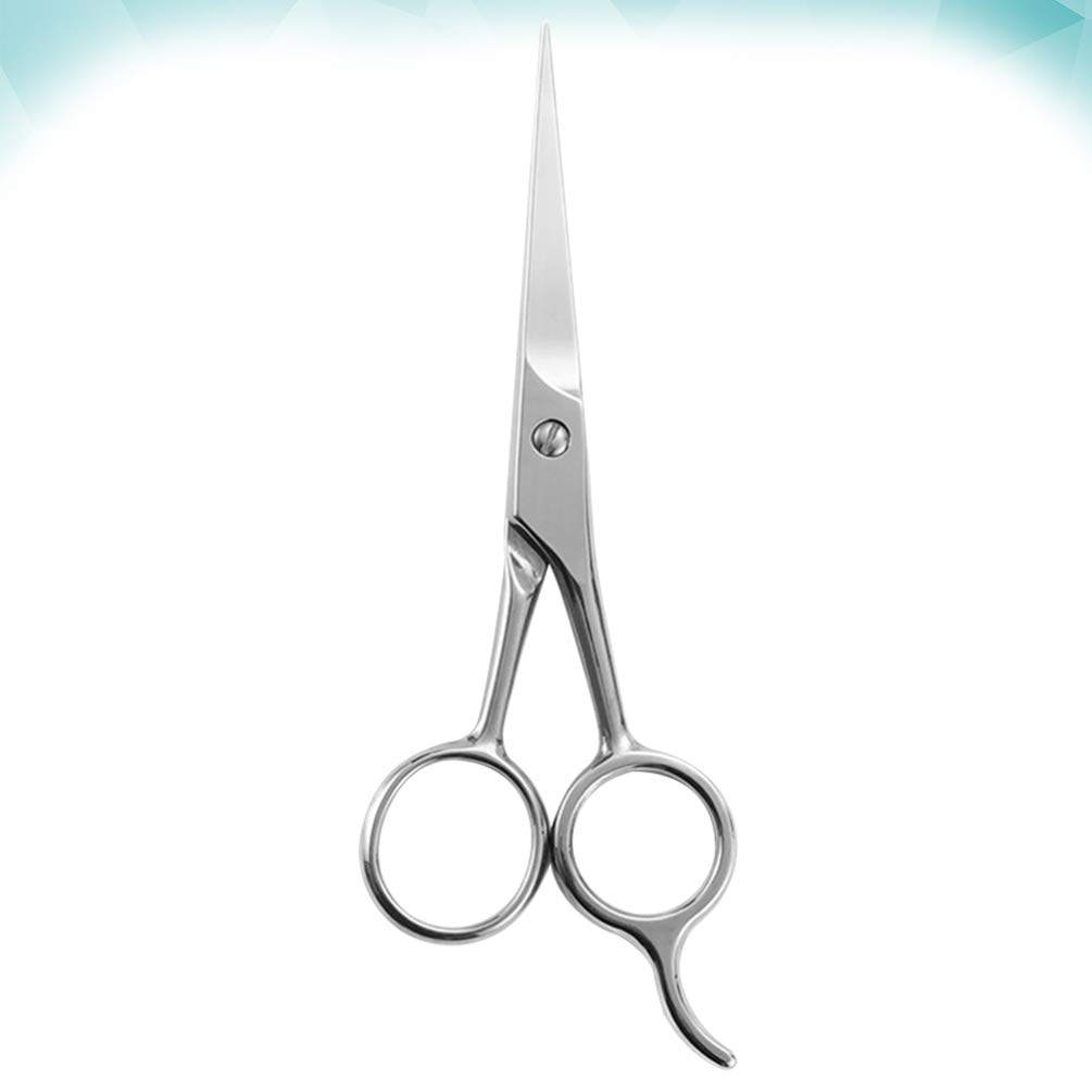 Professional Stainless Steel Beard Scissors & Hair Trimming Razor Set - Precision Grooming Kit for Men's Facial Hair, Mustache & Sideburns - Perfect for Home Barbering, Salon Styling & Travel Grooming Essentials